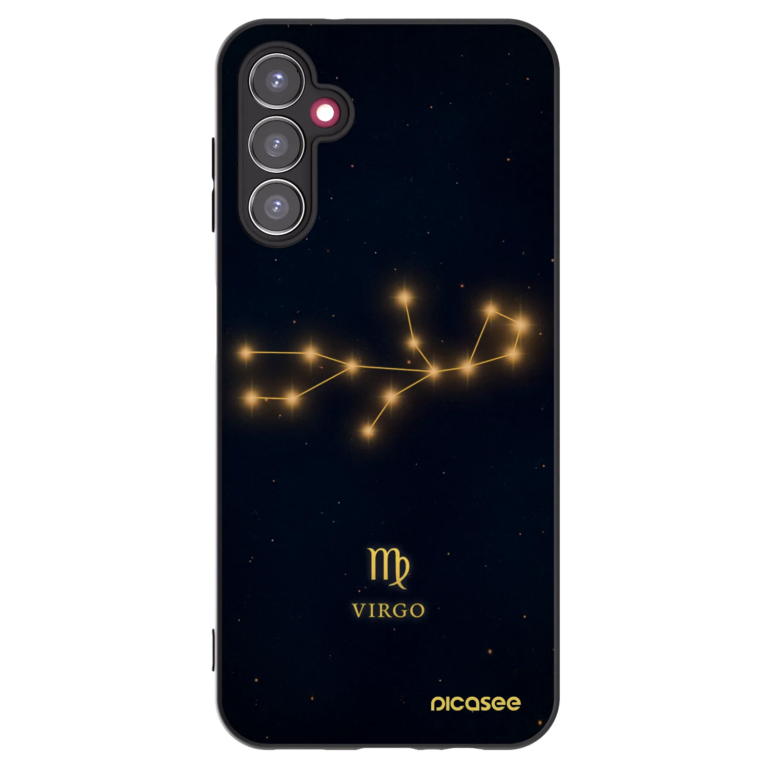 Picasee husă neagră din silicon pentru Samsung Galaxy A14 5G A146P - VIRGO
