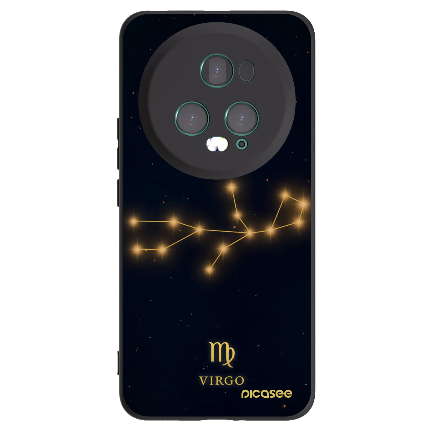 Picasee husă neagră din silicon pentru Honor Magic5 Pro - VIRGO