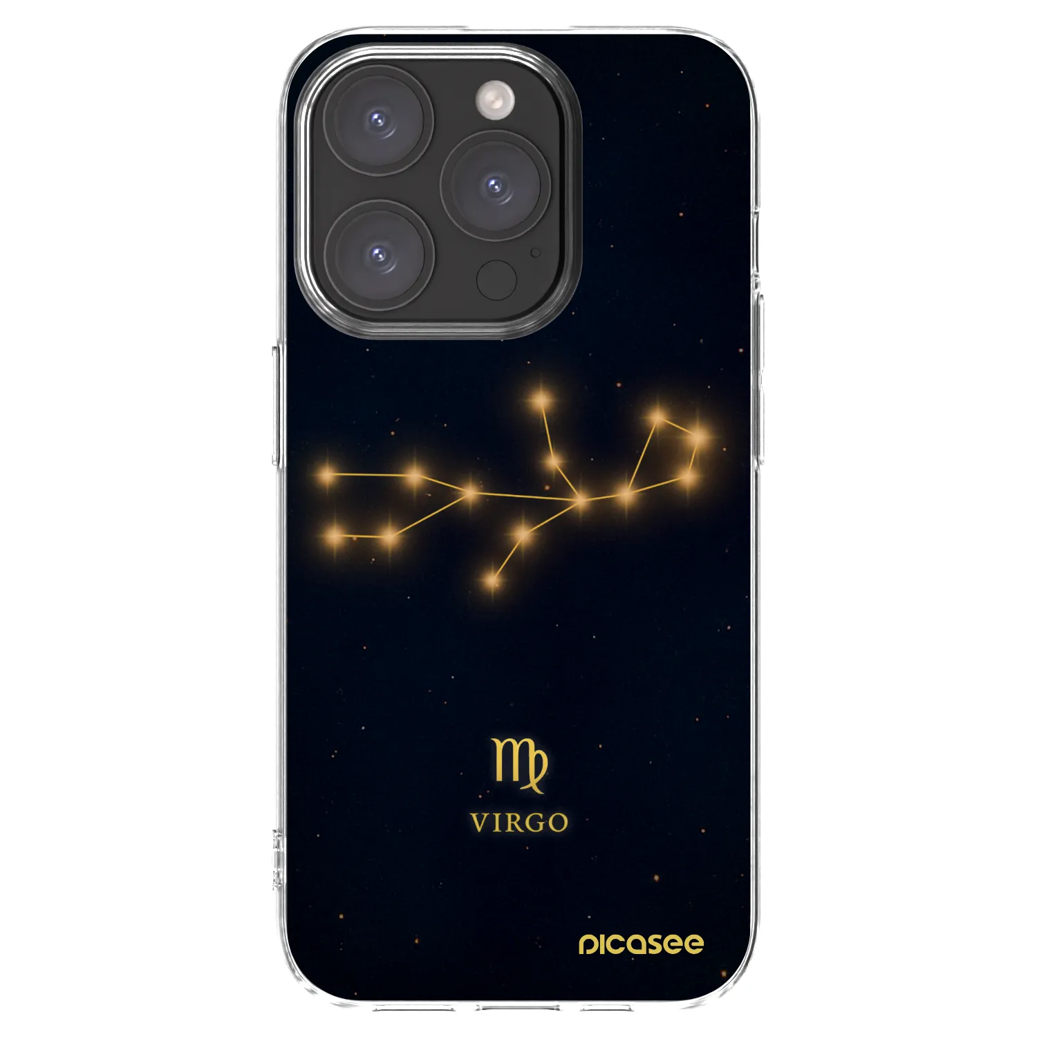 Picasee husă transparentă din silicon pentru Apple iPhone 15 Pro - VIRGO