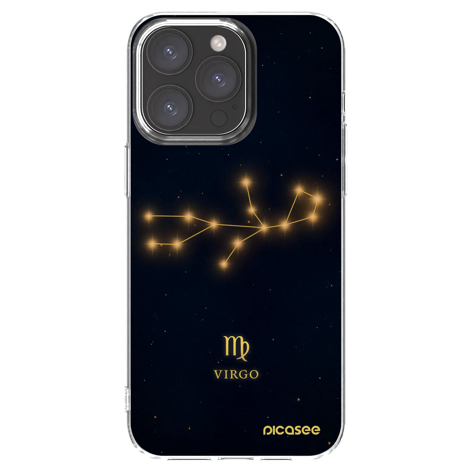 Picasee husă transparentă din silicon pentru Apple iPhone 15 Pro Max - VIRGO