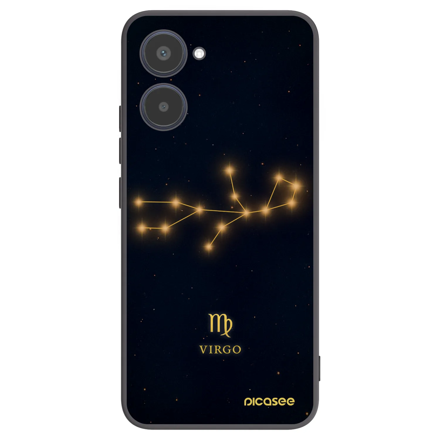 Picasee husă neagră din silicon pentru Realme 10 4G - VIRGO