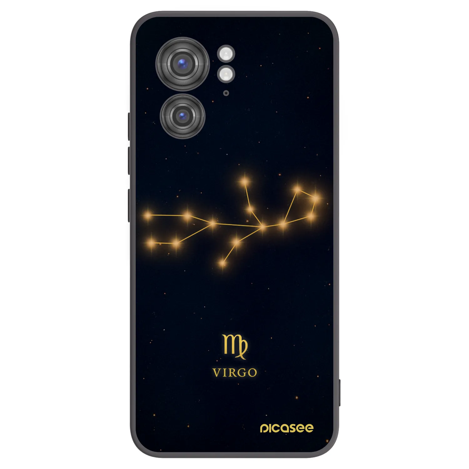 Picasee husă neagră din silicon pentru Motorola Edge 40 - VIRGO