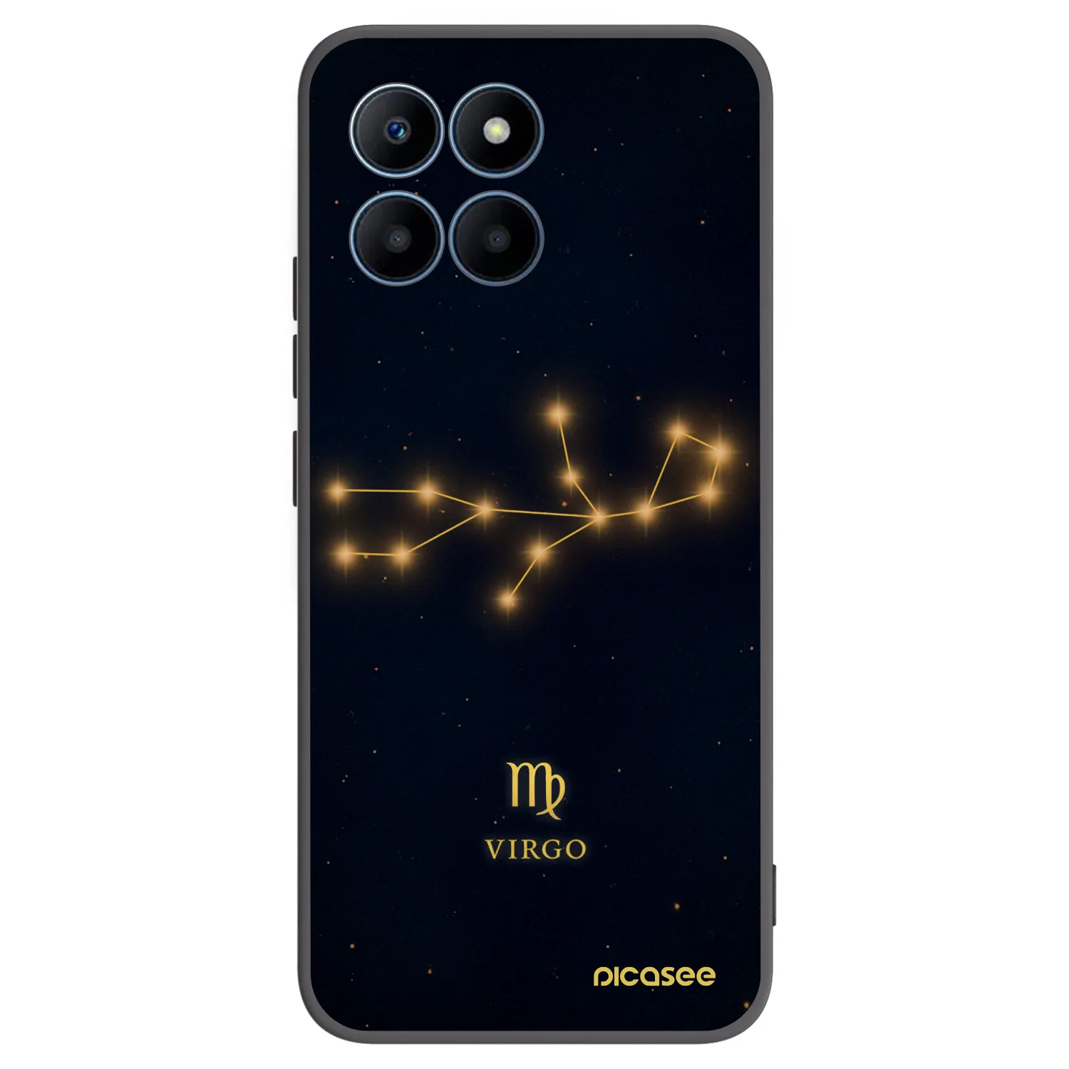 Picasee husă neagră din silicon pentru Honor 70 Lite - VIRGO