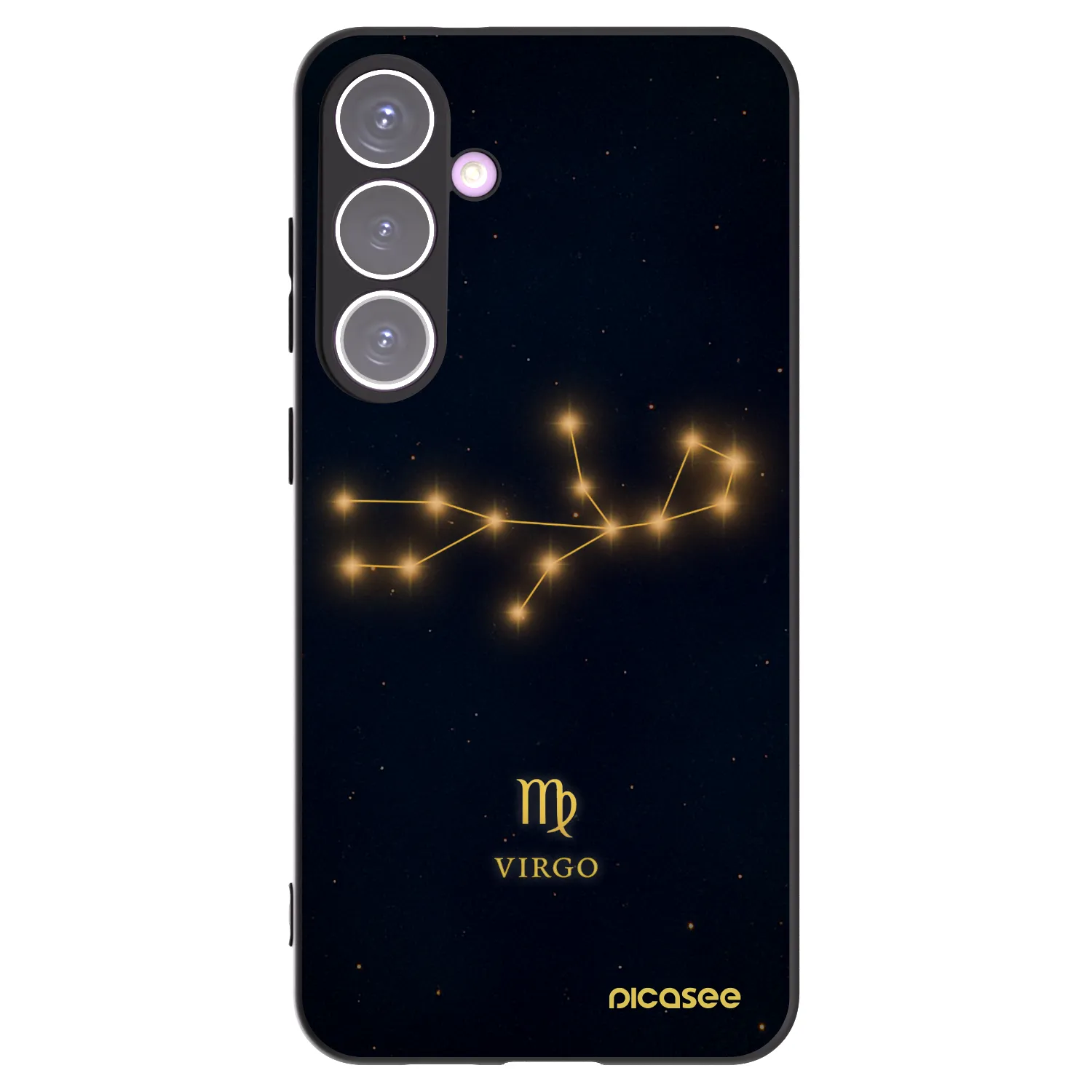 Picasee husă neagră din silicon pentru Samsung Galaxy S24+ S926B 5G - VIRGO