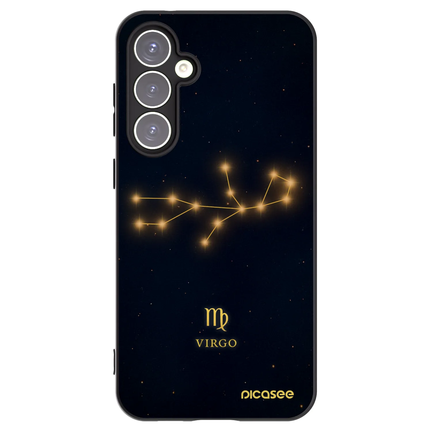 Picasee husă neagră din silicon pentru Samsung Galaxy S23 FE S711B - VIRGO