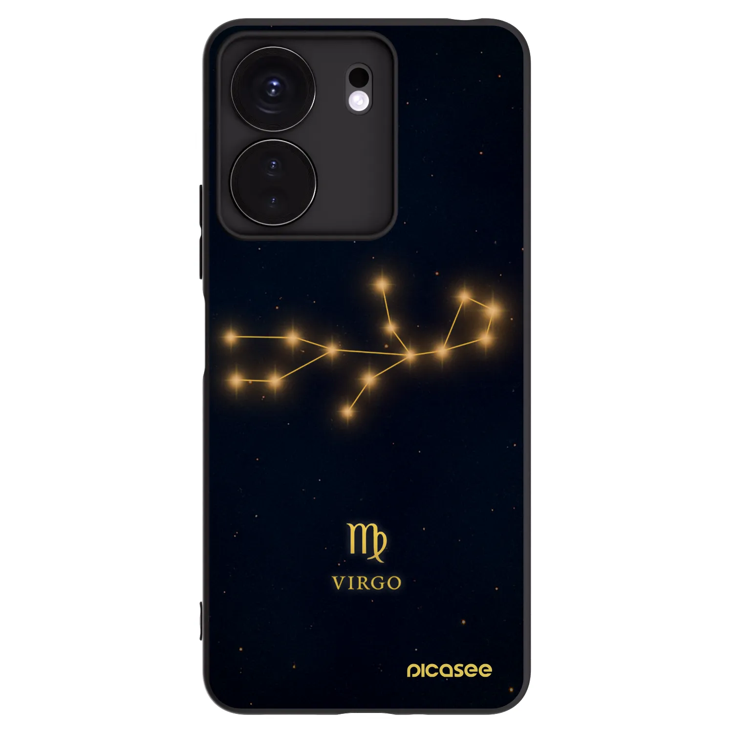 Picasee husă neagră din silicon pentru Xiaomi Redmi 13C 4G - VIRGO