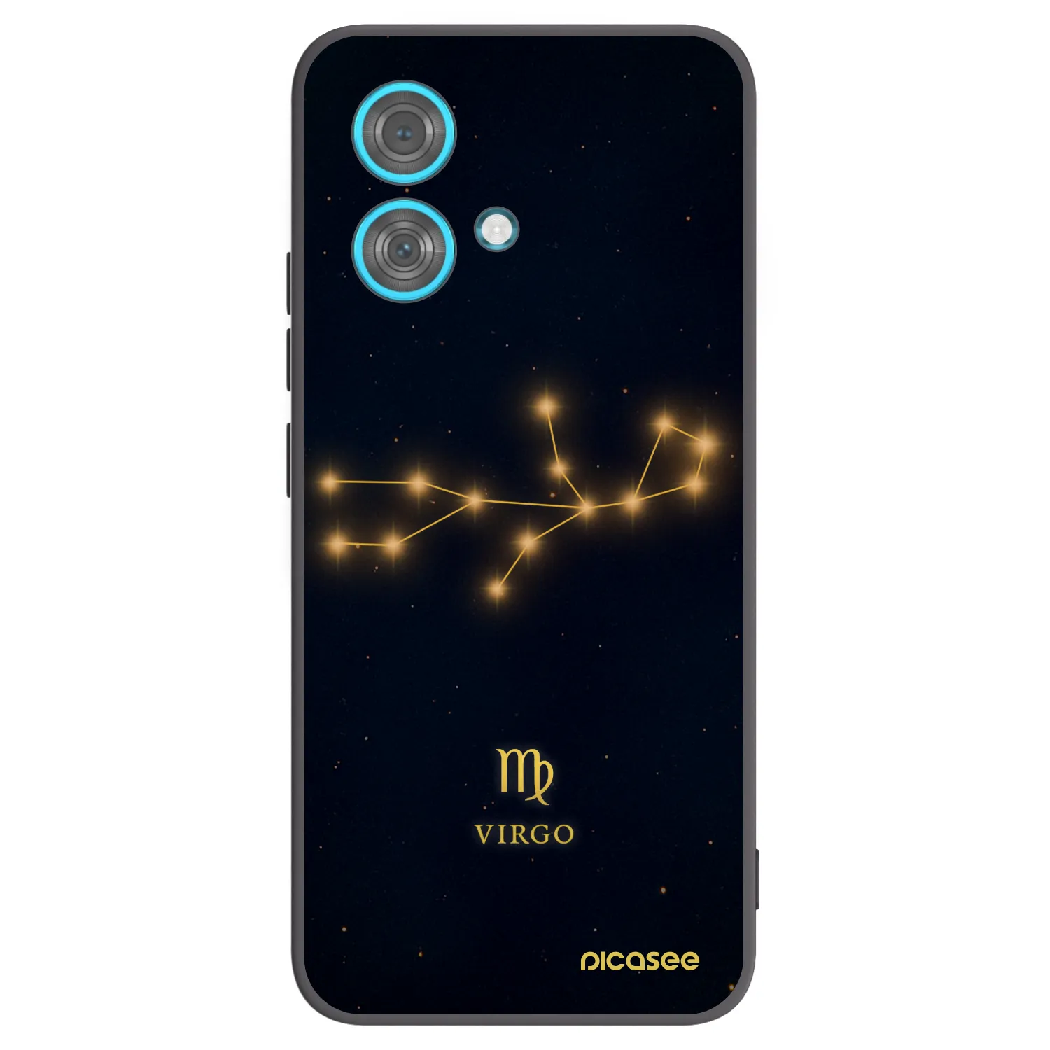 Picasee husă neagră din silicon pentru Motorola Edge 40 Neo - VIRGO