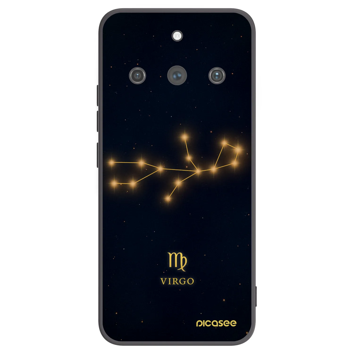 Picasee husă neagră din silicon pentru Realme 11 Pro+ - VIRGO