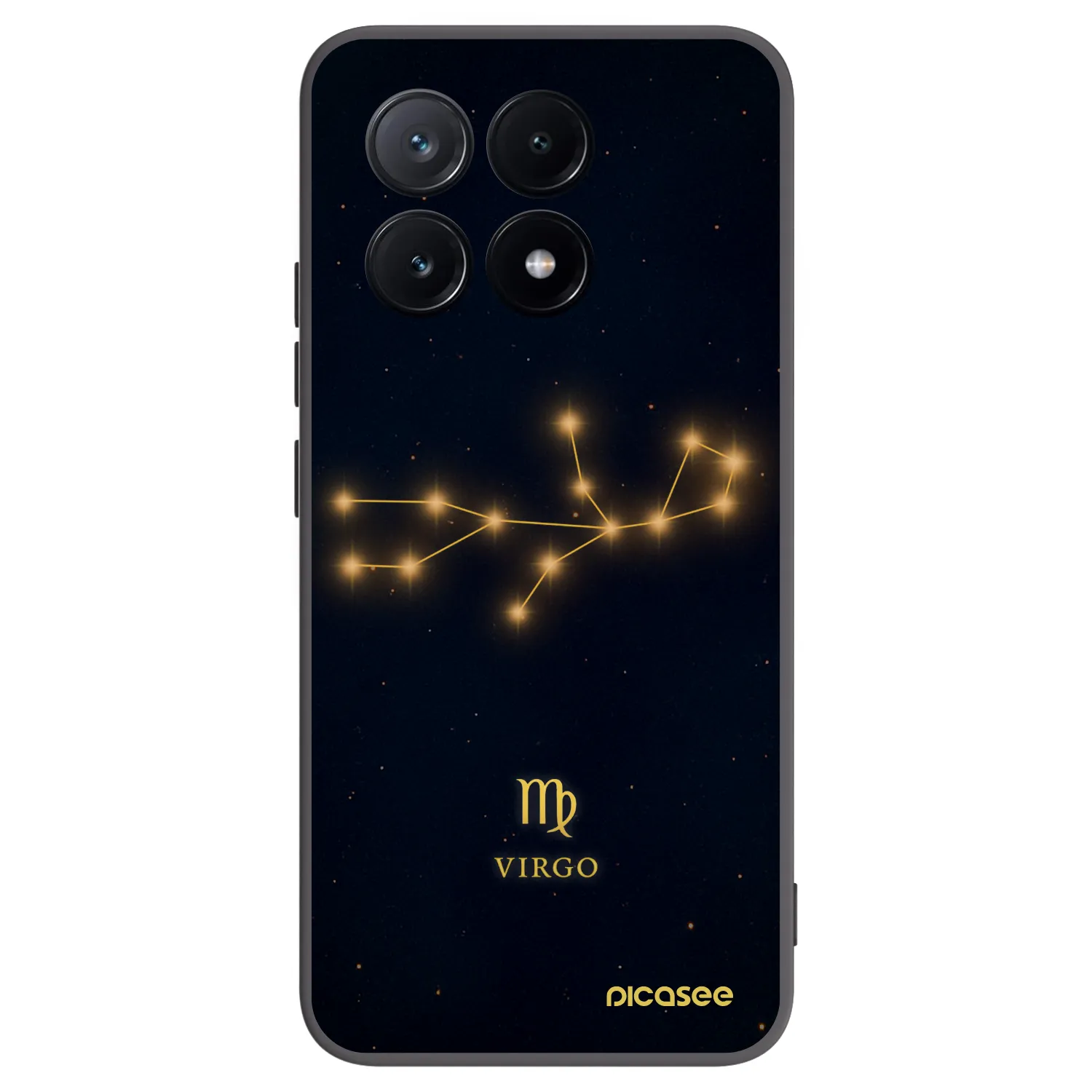 Picasee husă neagră din silicon pentru Xiaomi Poco X6 Pro - VIRGO