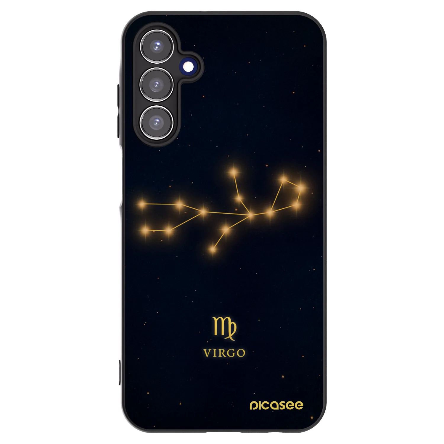 Picasee husă neagră din silicon pentru Samsung Galaxy A15 A156B 5G - VIRGO
