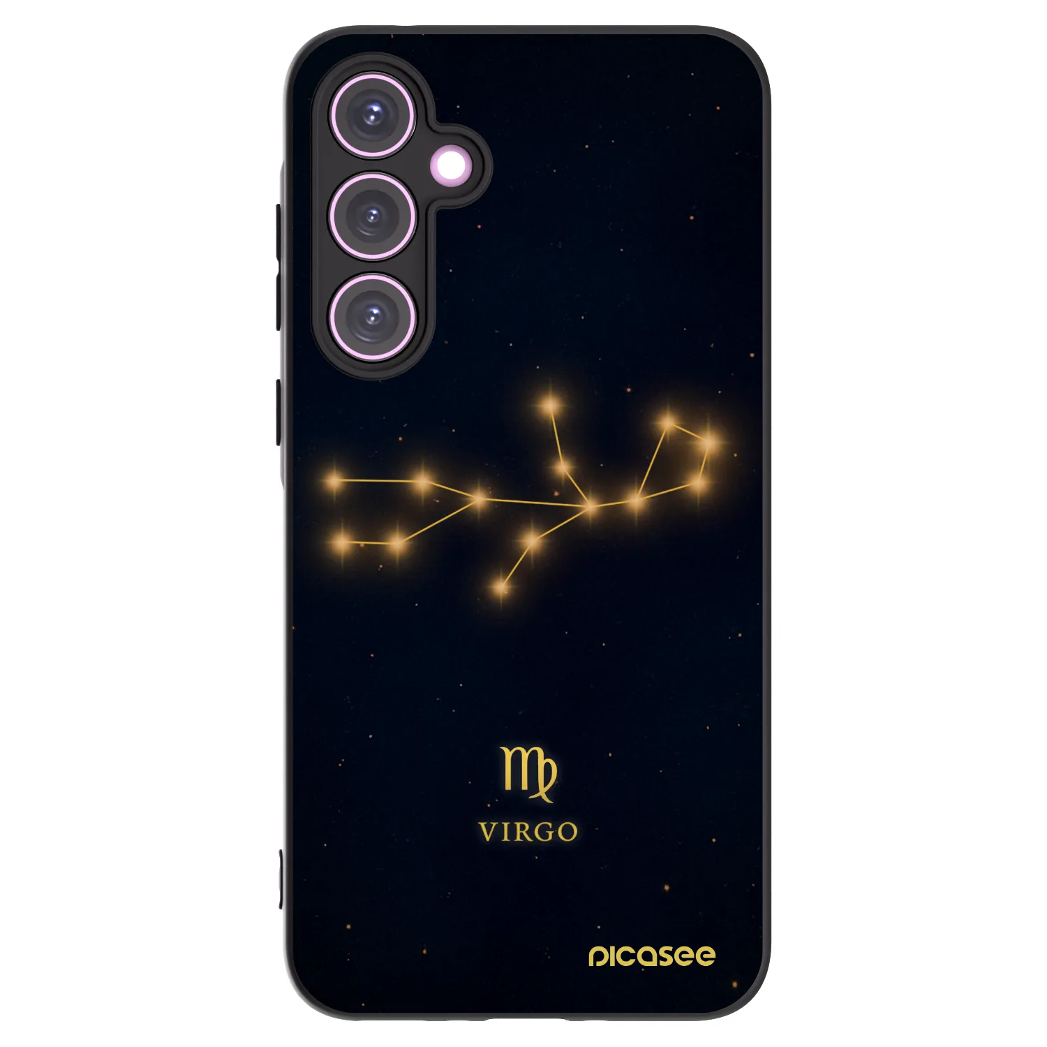 Picasee husă neagră din silicon pentru Samsung Galaxy A35 5G A356B - VIRGO