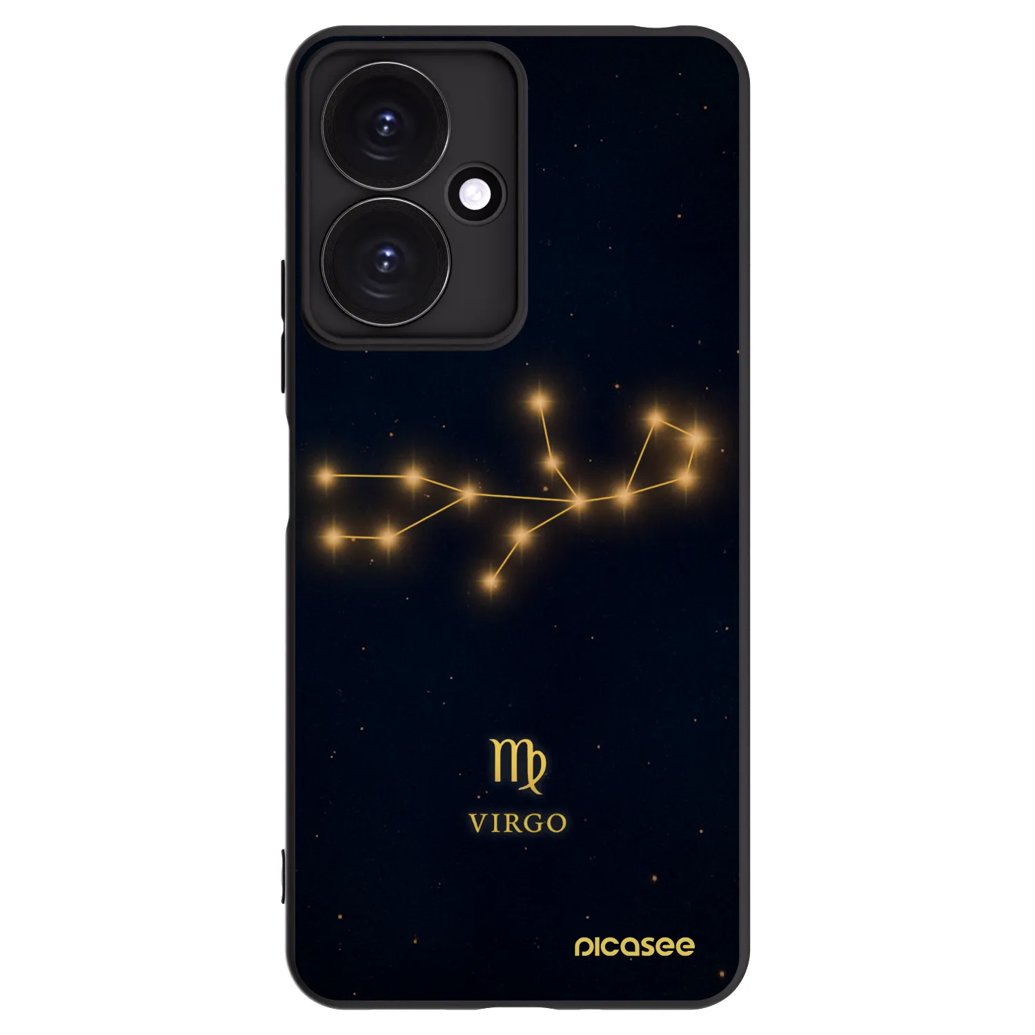 Picasee husă neagră din silicon pentru Xiaomi Redmi 13C 5G - VIRGO