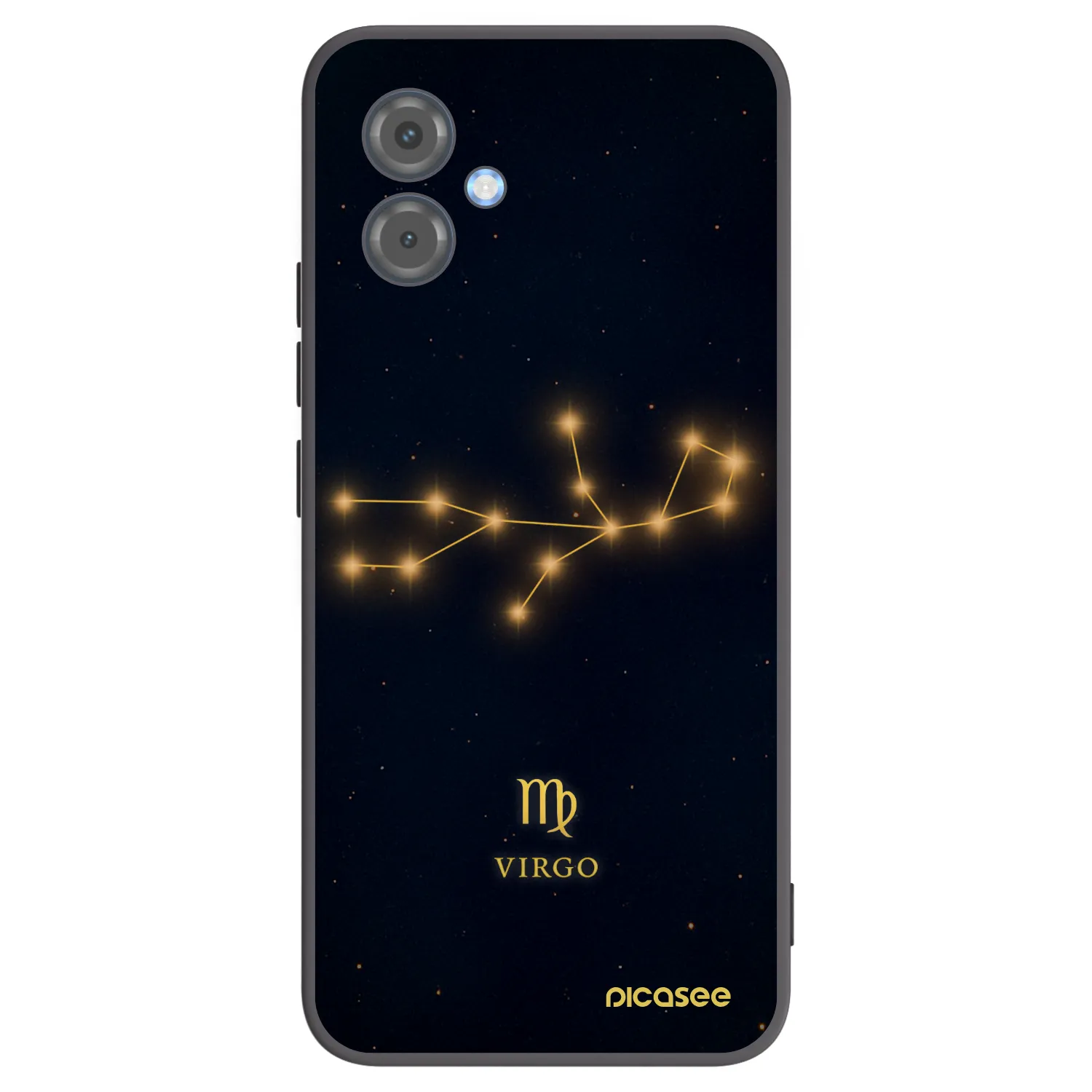 Picasee husă neagră din silicon pentru Motorola Moto G14 - VIRGO