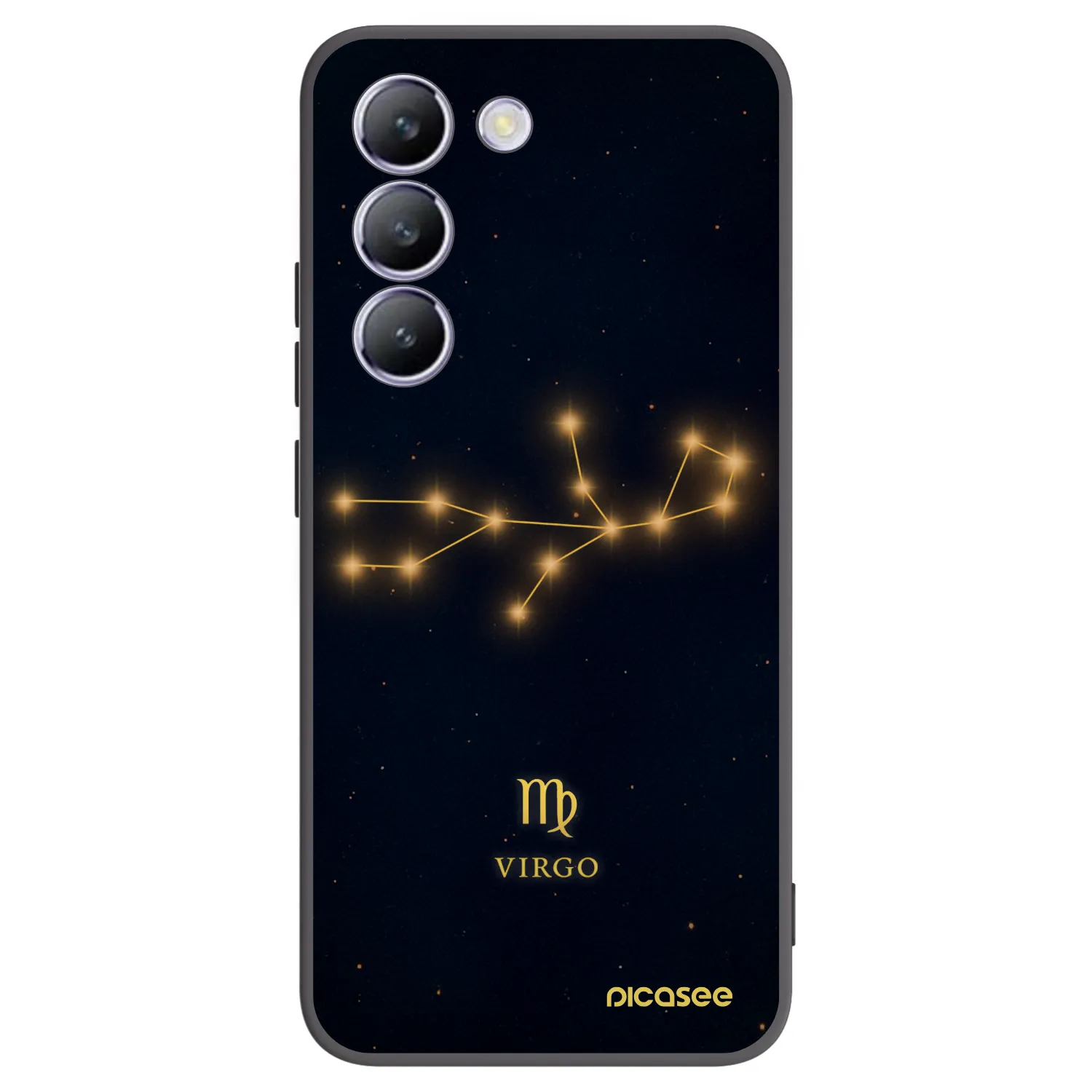 Picasee husă neagră din silicon pentru Vivo V40 SE 5G - VIRGO