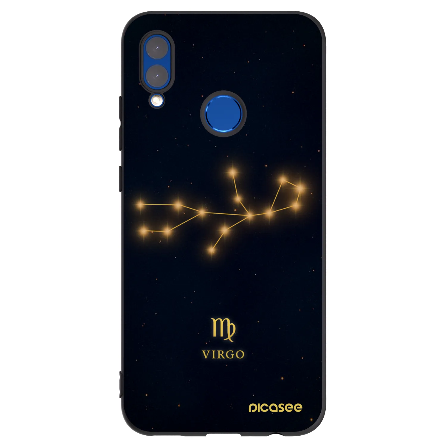 Picasee husă neagră din silicon pentru Honor 10 Lite - VIRGO