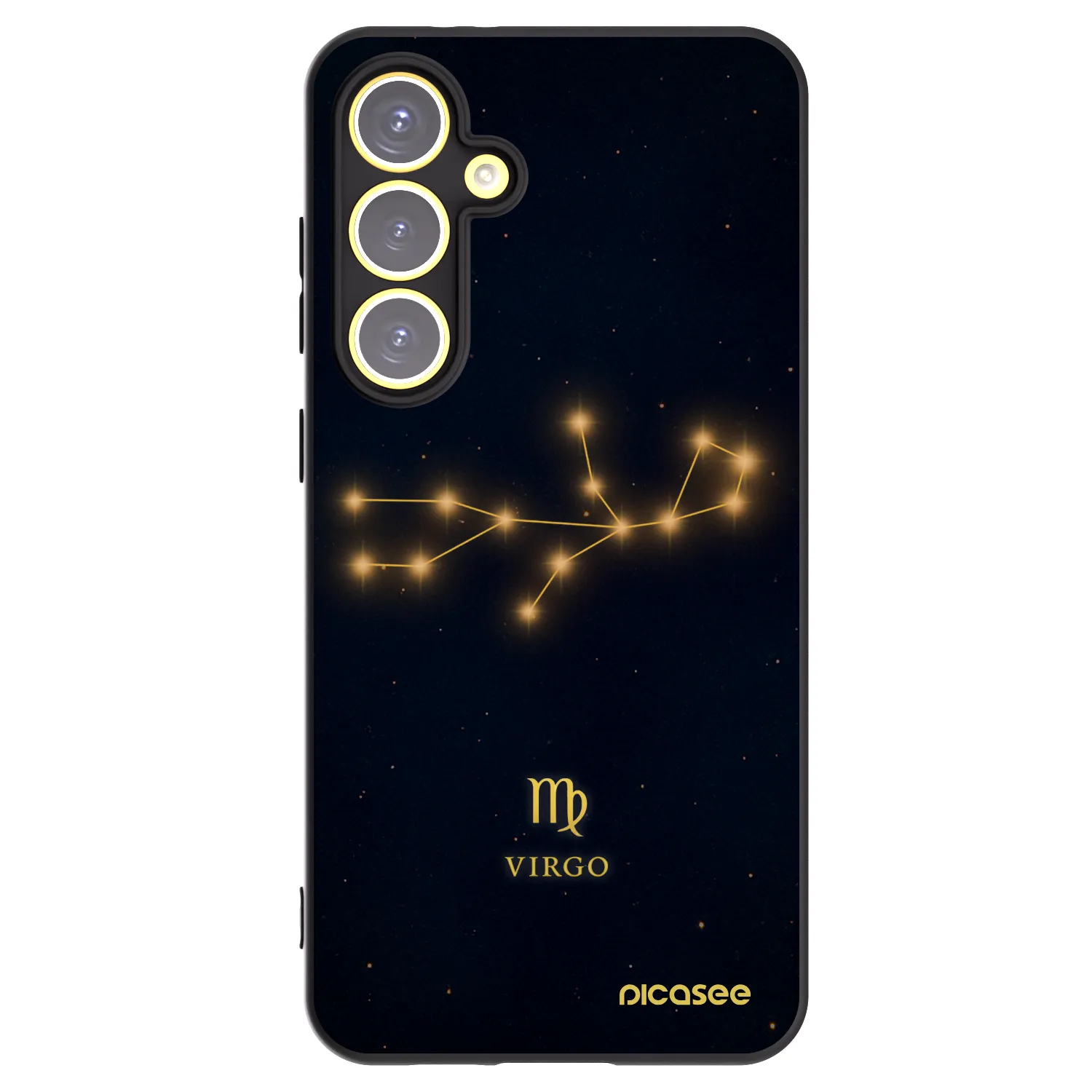 Picasee husă neagră din silicon pentru Samsung Galaxy S24 FE S721B - VIRGO