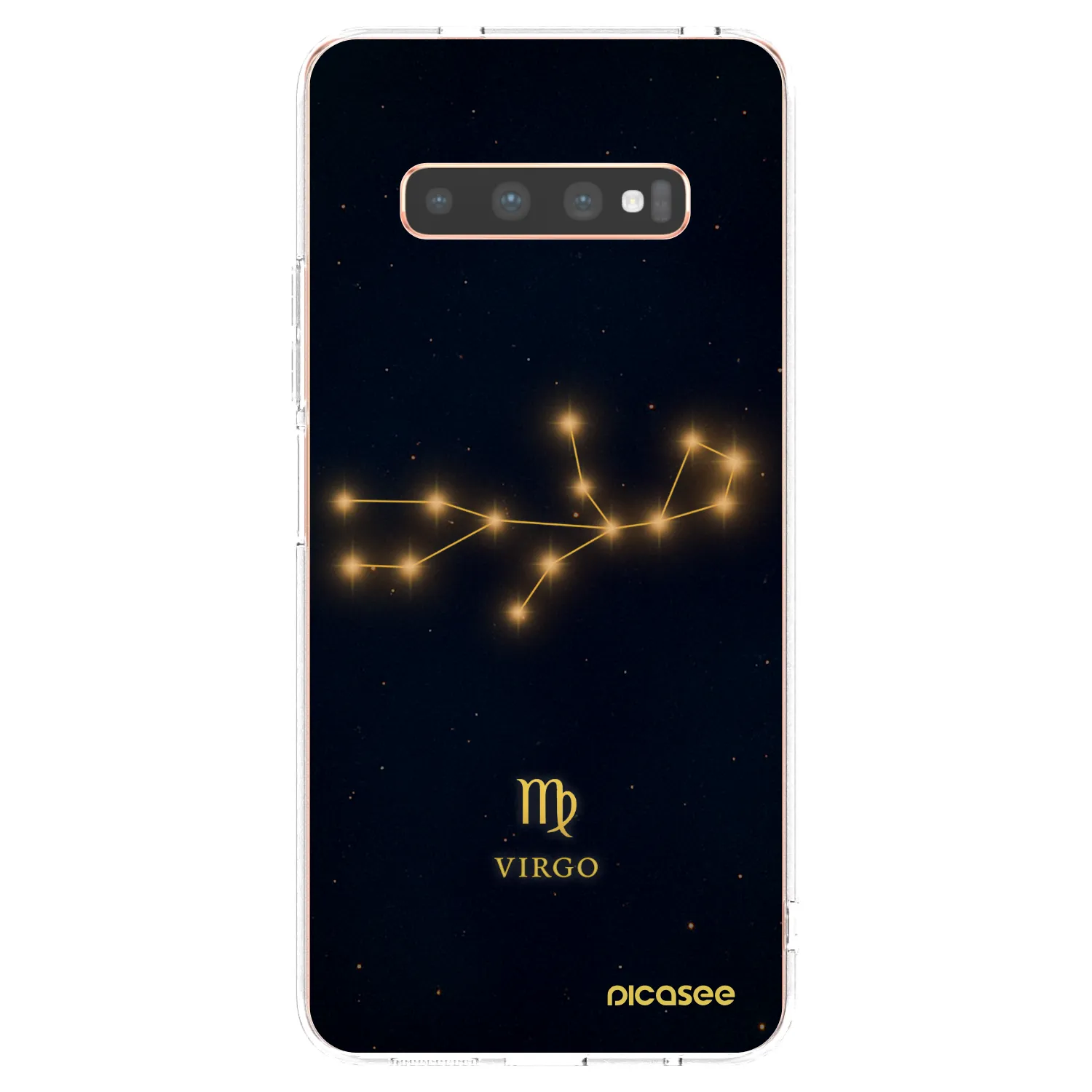 Picasee husă transparentă din silicon pentru Samsung Galaxy S10 Plus G975 - VIRGO