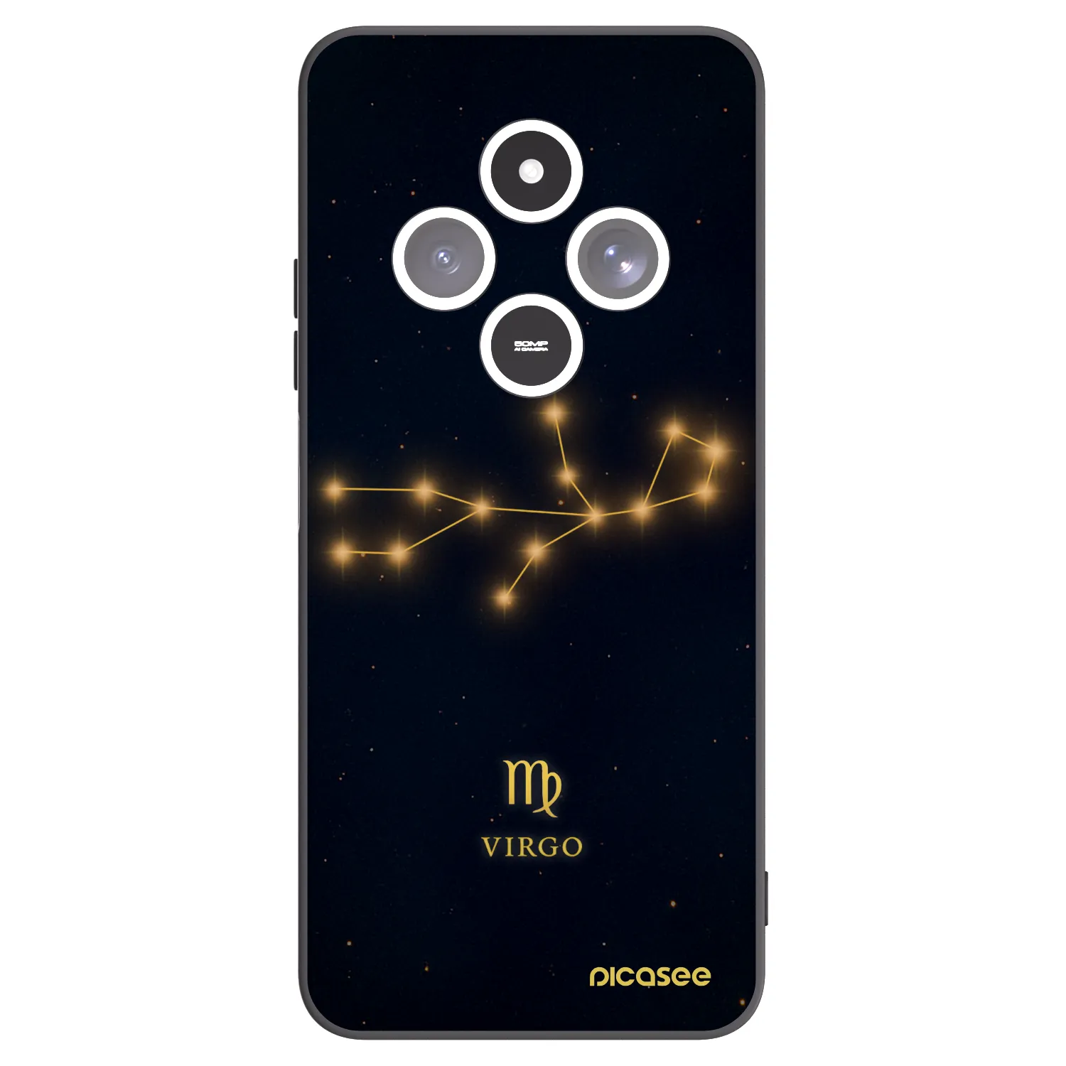 Picasee husă neagră din silicon pentru Xiaomi Redmi 14C - VIRGO