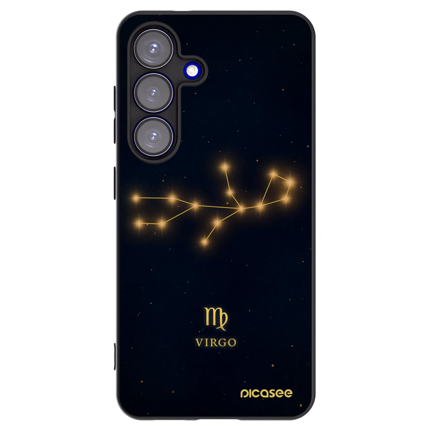 Picasee husă neagră din silicon pentru Samsung Galaxy S25 5G - VIRGO