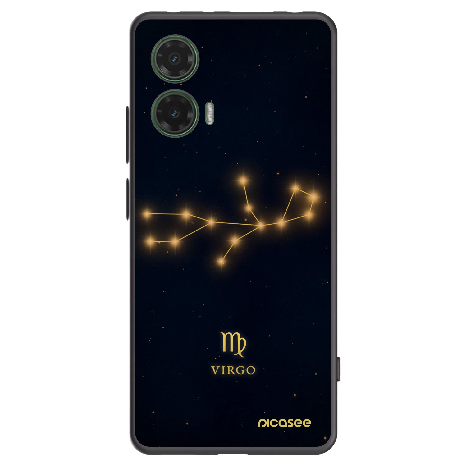Picasee husă neagră din silicon pentru Motorola Moto G35 5G - VIRGO
