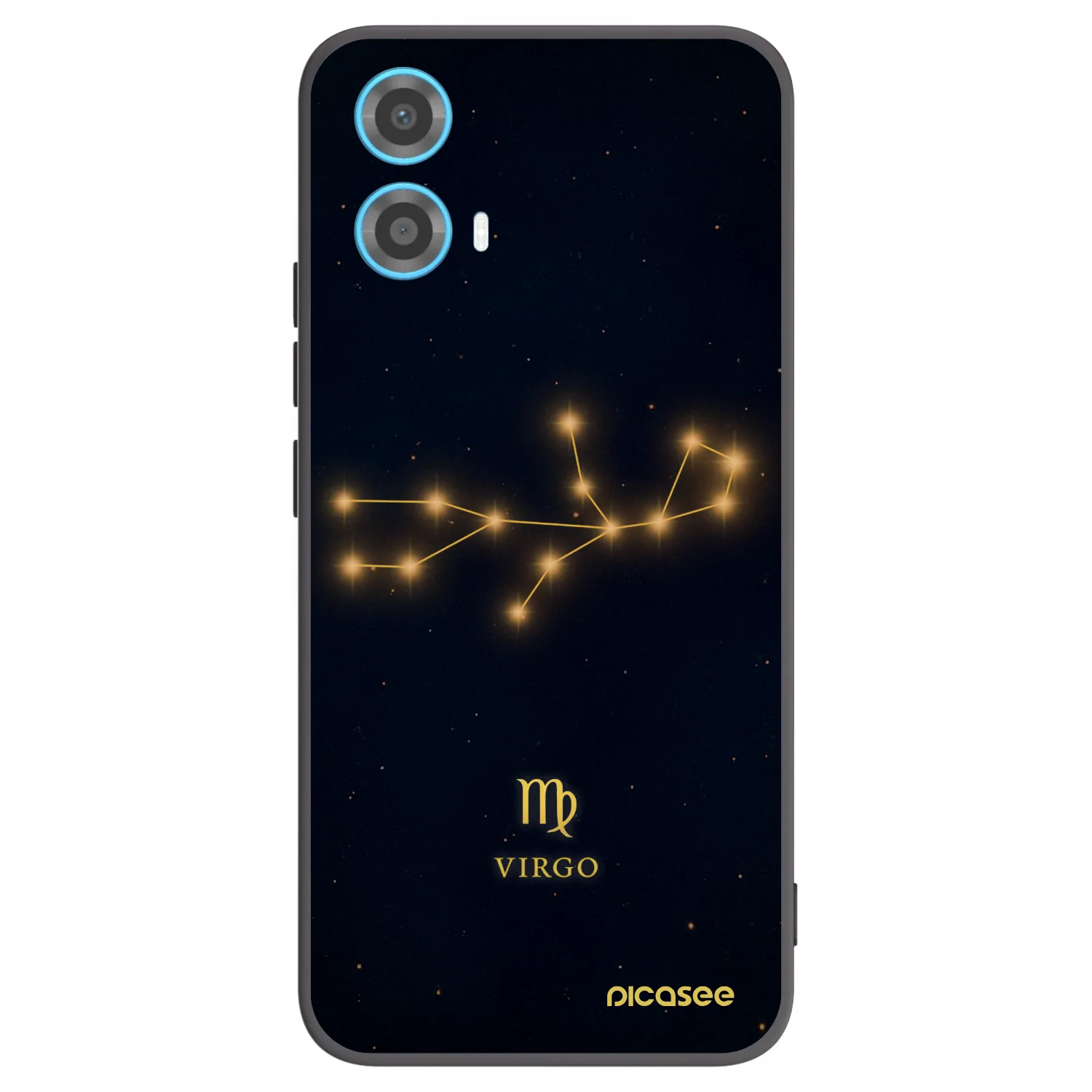Picasee husă neagră din silicon pentru Motorola Moto G34 5G - VIRGO