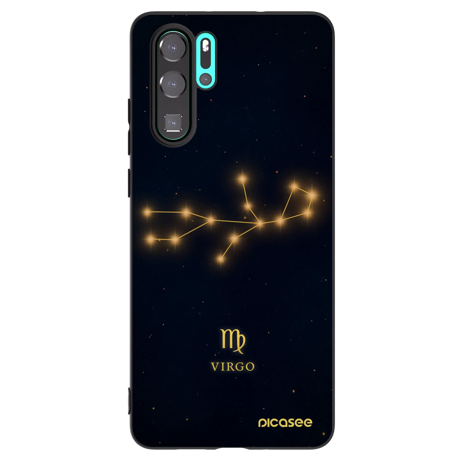 Picasee husă neagră din silicon pentru Huawei P30 Pro - VIRGO