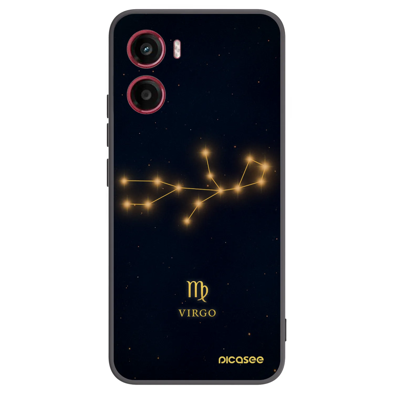 Picasee husă neagră din silicon pentru Motorola Moto G05 - VIRGO
