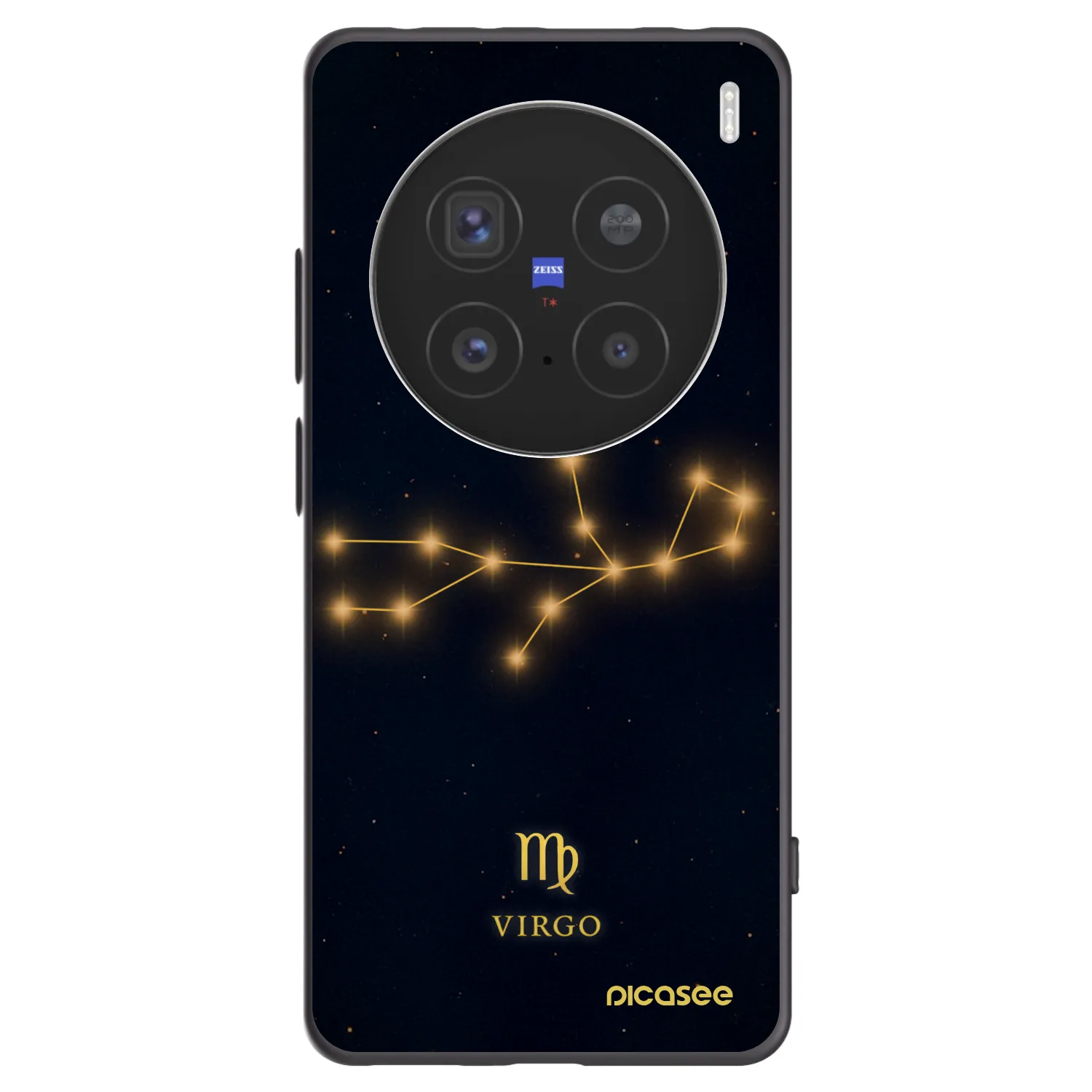 Picasee husă neagră din silicon pentru Vivo X200 Pro - VIRGO