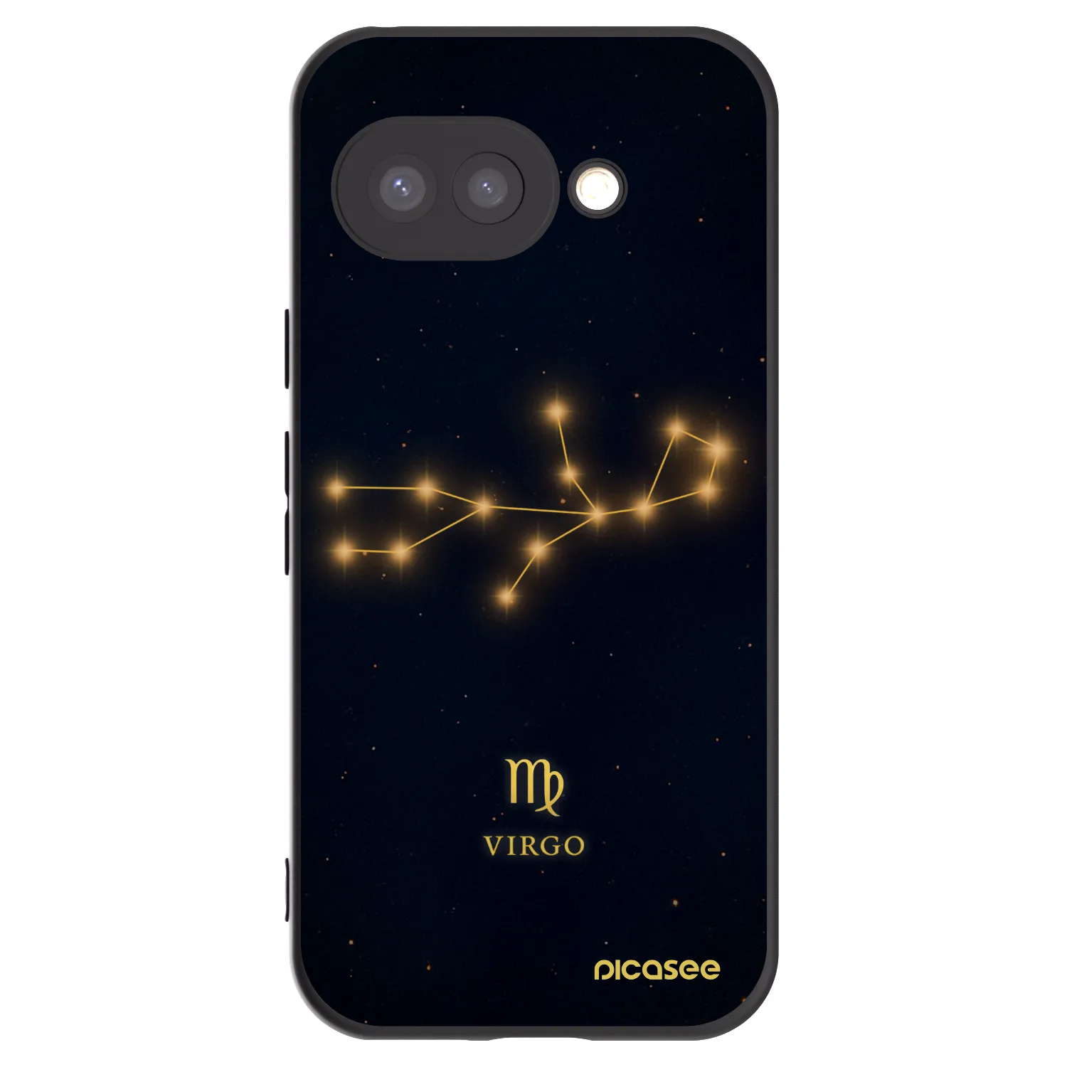 Picasee husă neagră din silicon pentru Google Pixel 9a - VIRGO
