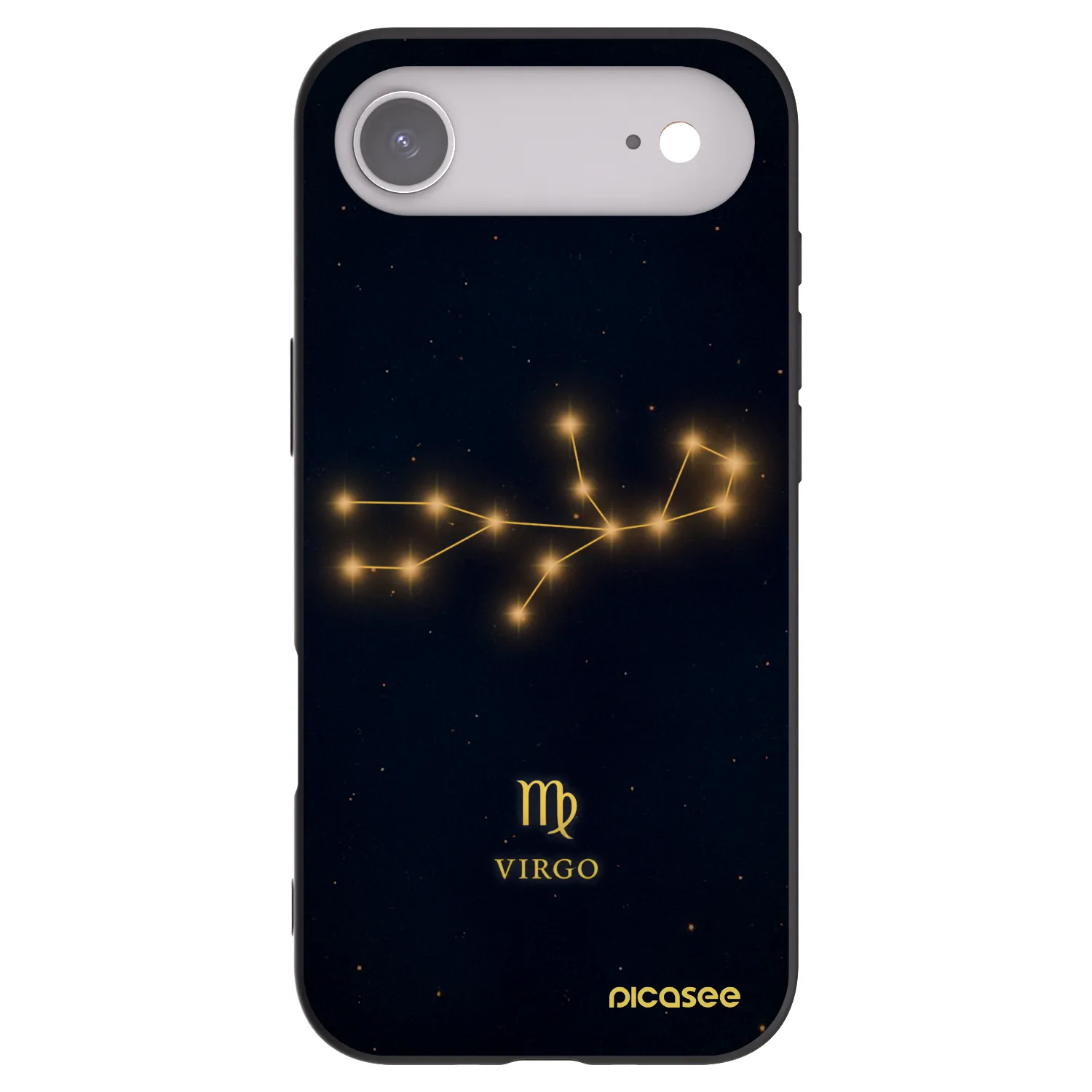 Picasee husă neagră din silicon pentru Apple iPhone Air - VIRGO