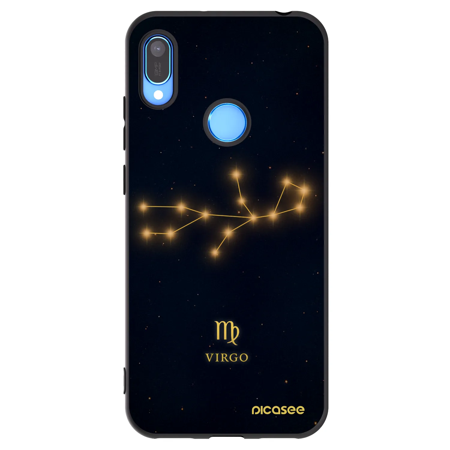 Picasee husă neagră din silicon pentru Huawei Y6 2019 - VIRGO