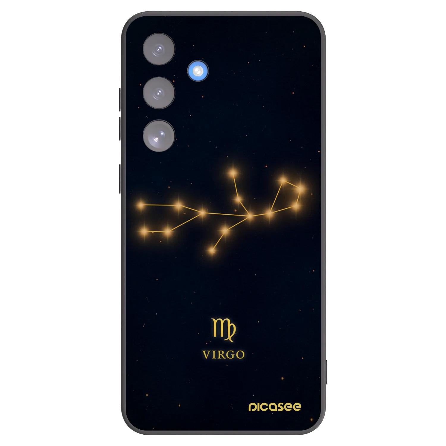 Picasee husă neagră din silicon pentru Samsung Galaxy S25 FE 5G - VIRGO