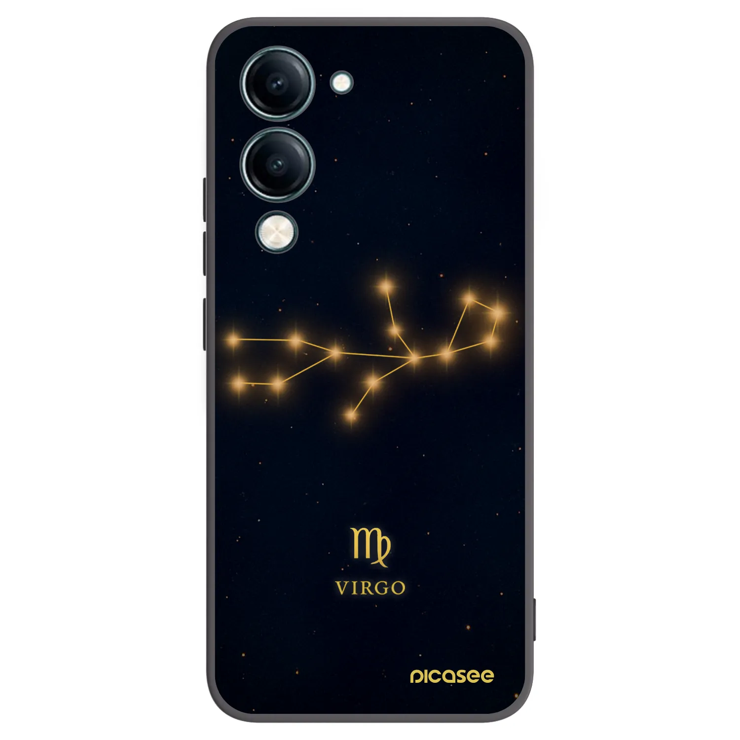 Picasee husă neagră din silicon pentru Vivo Y29s 5G - VIRGO