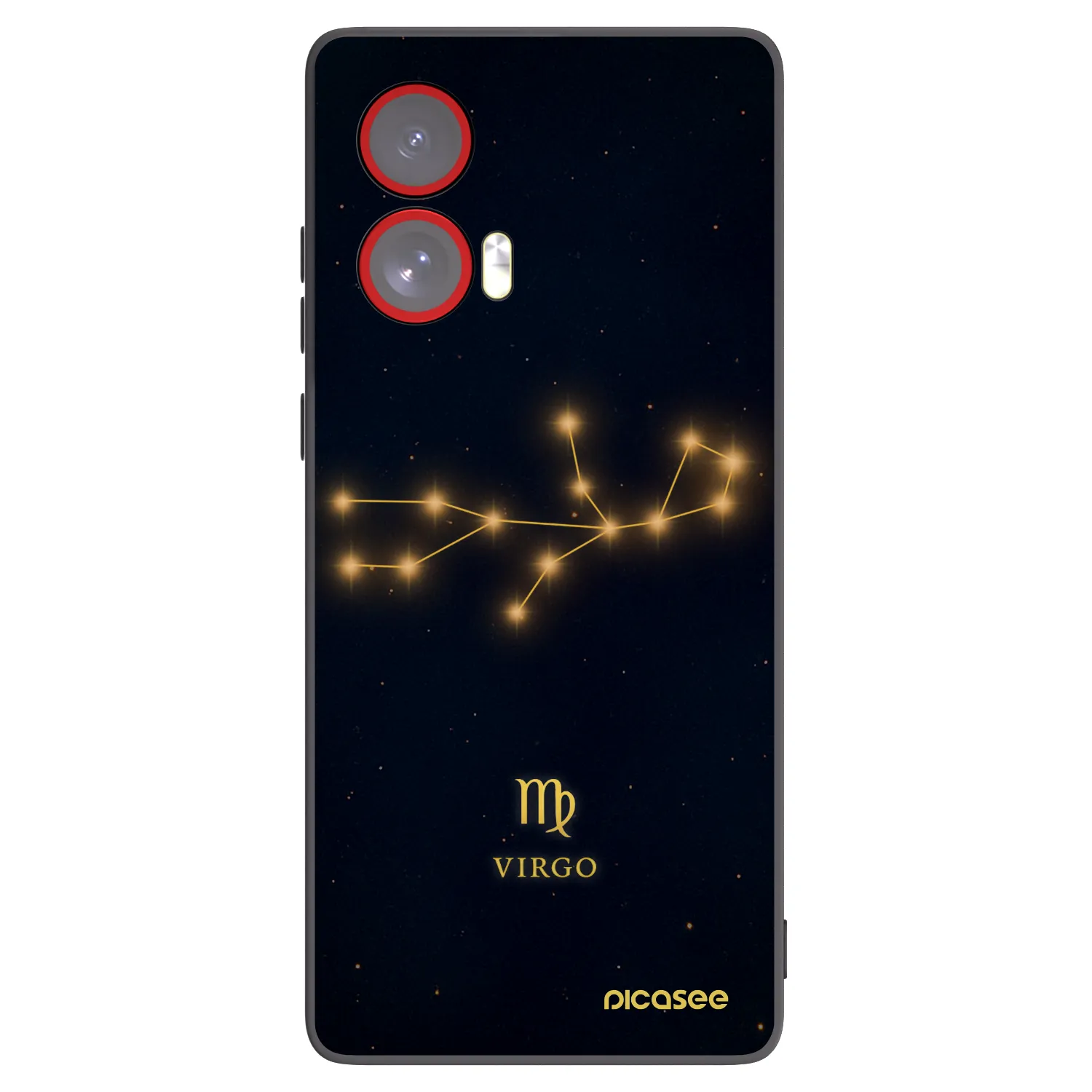 Picasee husă neagră din silicon pentru Motorola Edge 50 Fusion - VIRGO