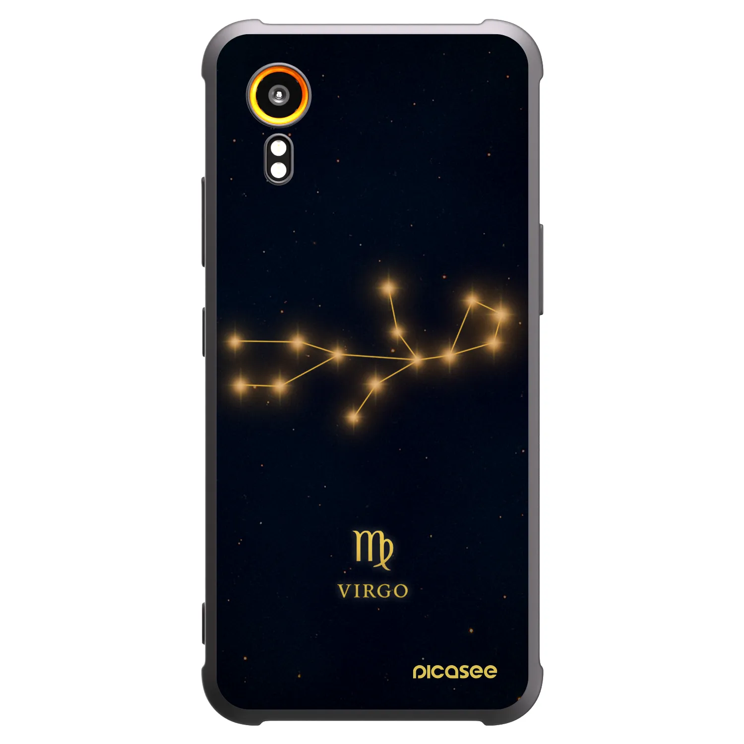 Picasee husă neagră din silicon pentru Samsung Galaxy Xcover 7 - VIRGO