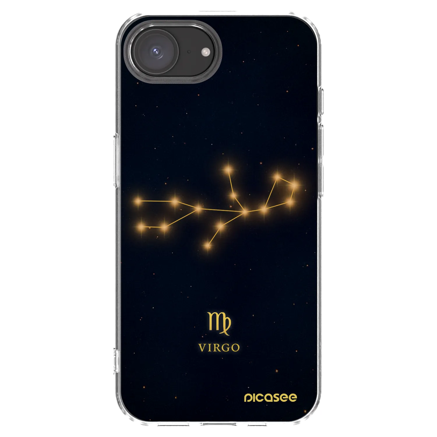 Picasee husă transparentă din silicon pentru Apple iPhone 17e - VIRGO