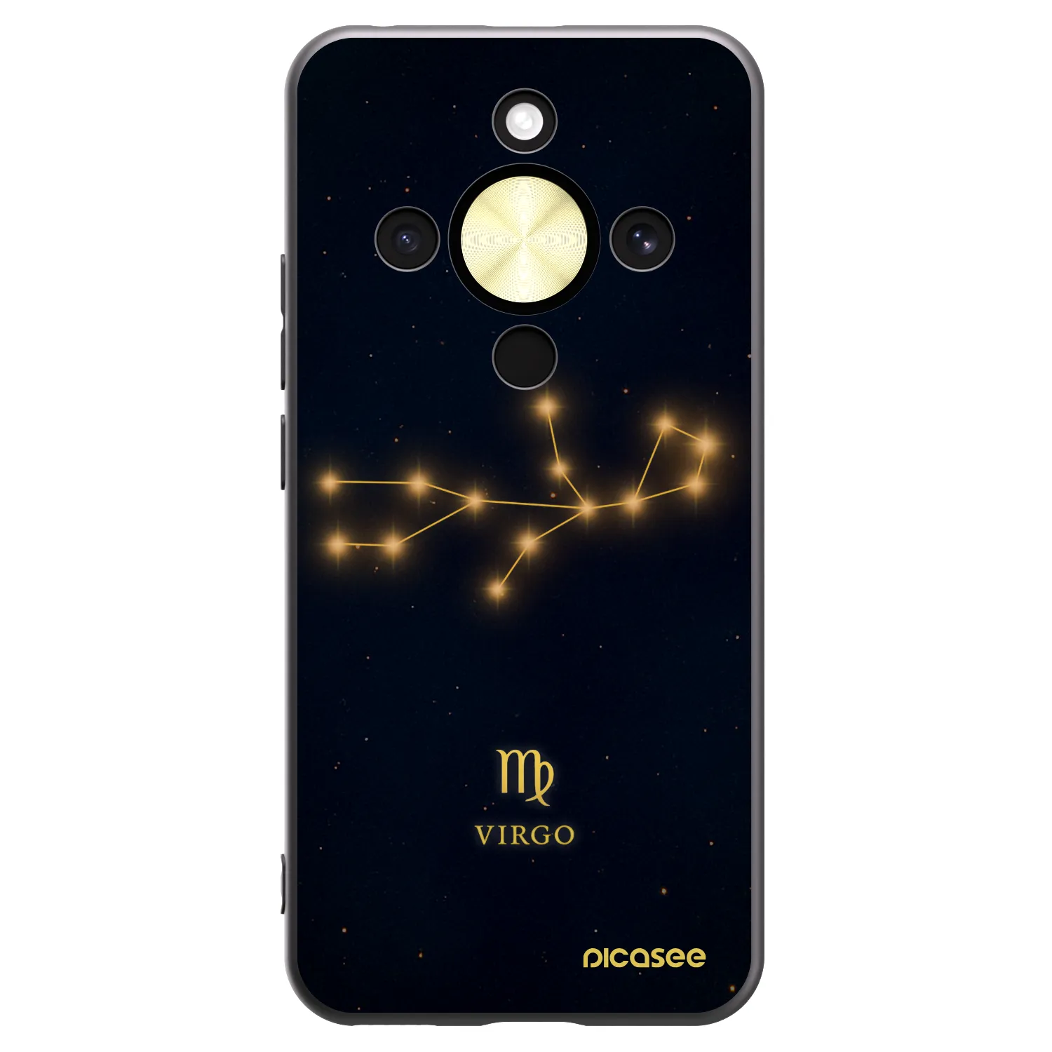 Picasee husă neagră din silicon pentru Honor Magic8 Lite 5G - VIRGO