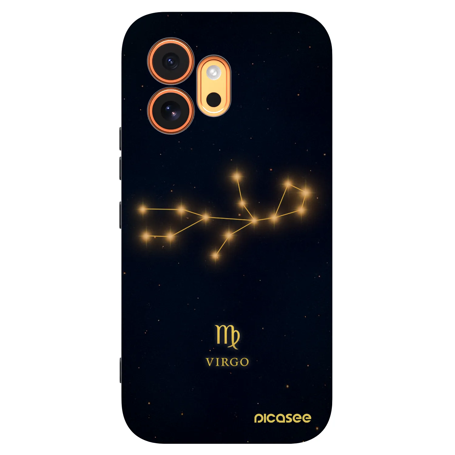 Picasee husă neagră din silicon pentru Honor 600 - VIRGO