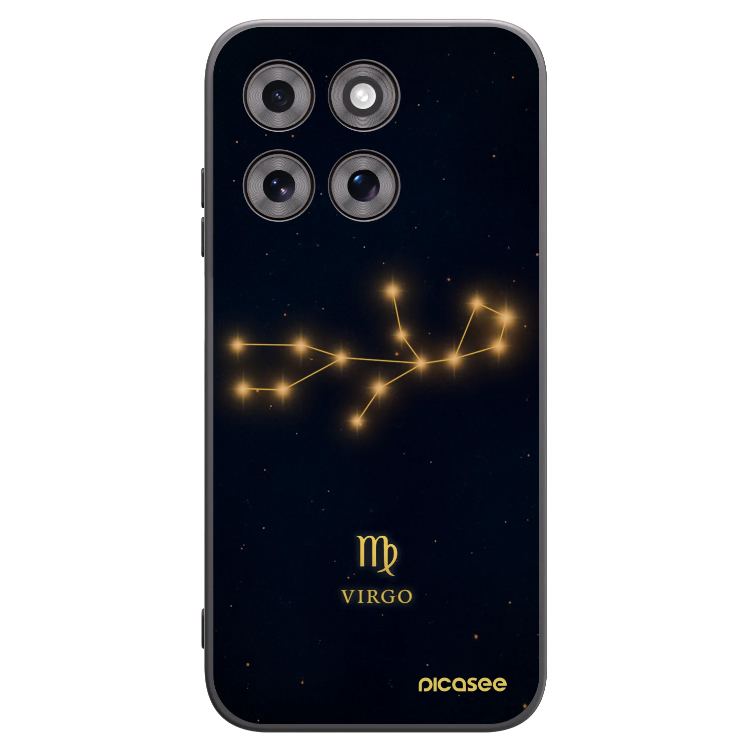 Picasee husă neagră din silicon pentru Motorola Moto G77 - VIRGO