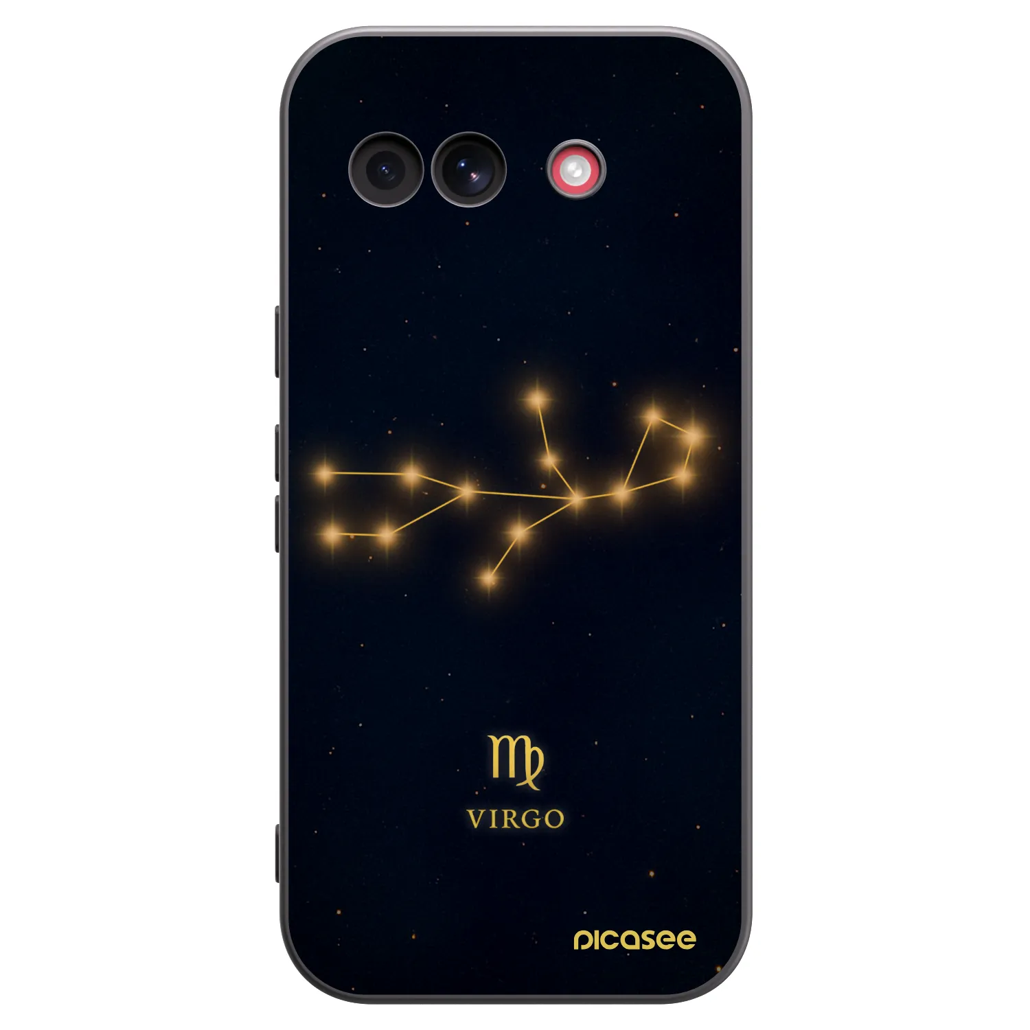 Picasee husă neagră din silicon pentru Google Pixel 10a - VIRGO