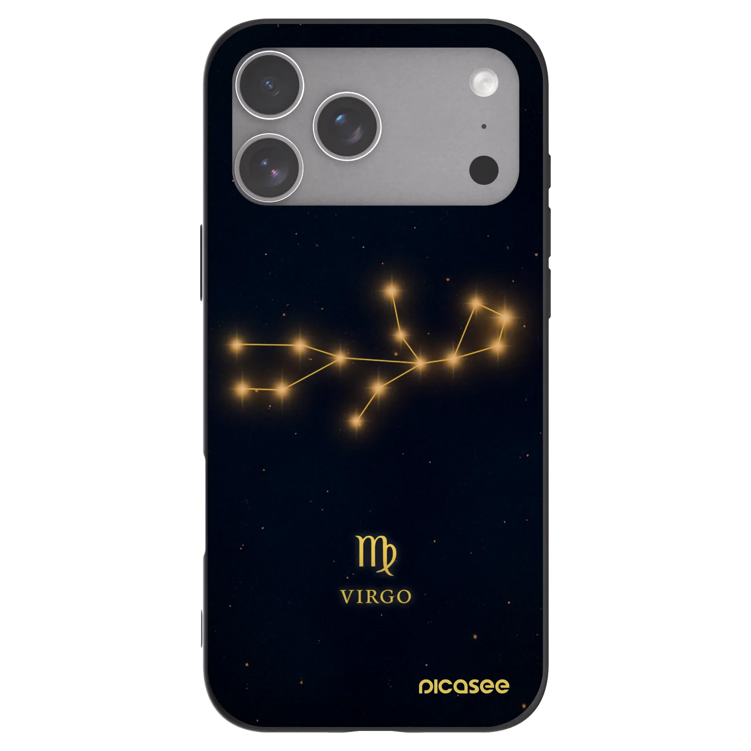 Picasee husă neagră din silicon pentru Apple iPhone 18 Pro Max - VIRGO