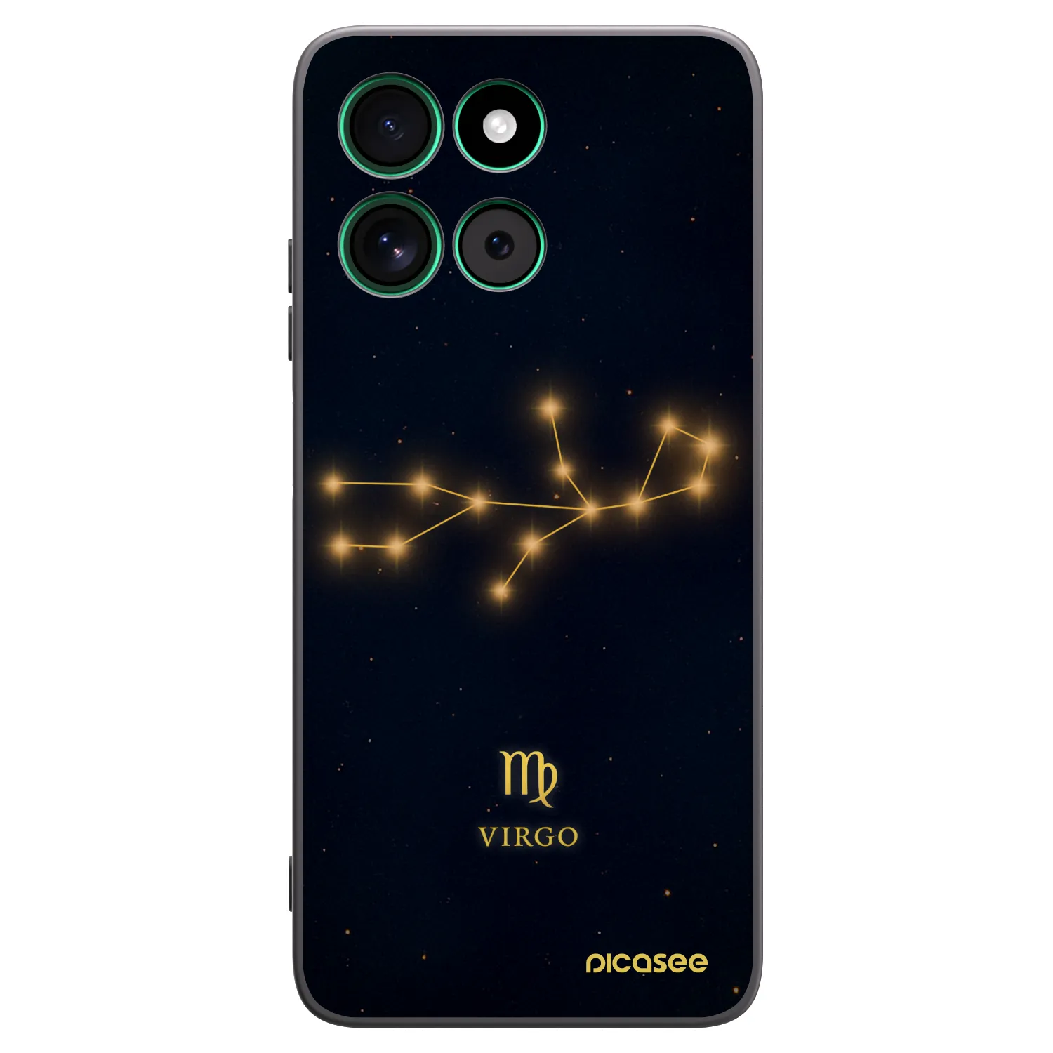 Picasee husă neagră din silicon pentru Motorola Moto G57 Power - VIRGO