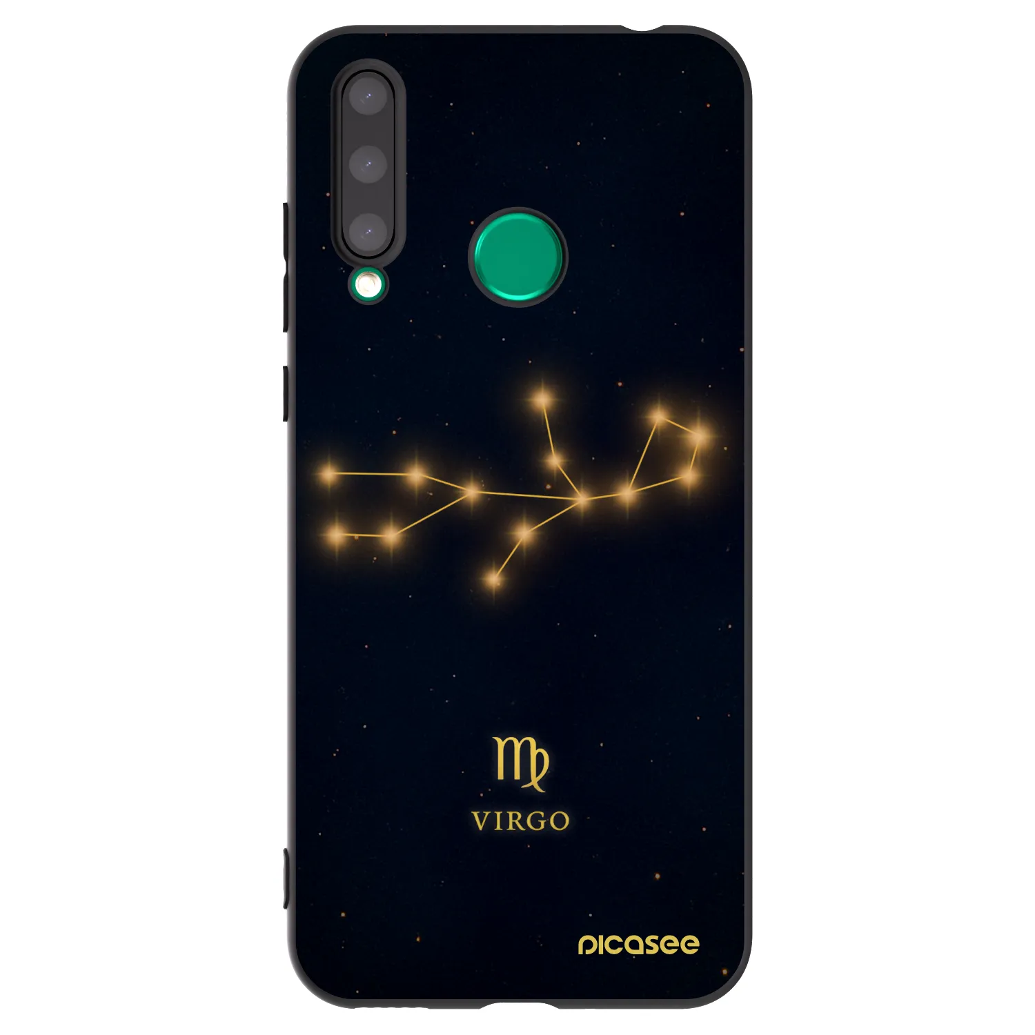 Picasee husă neagră din silicon pentru Honor 20 Lite - VIRGO