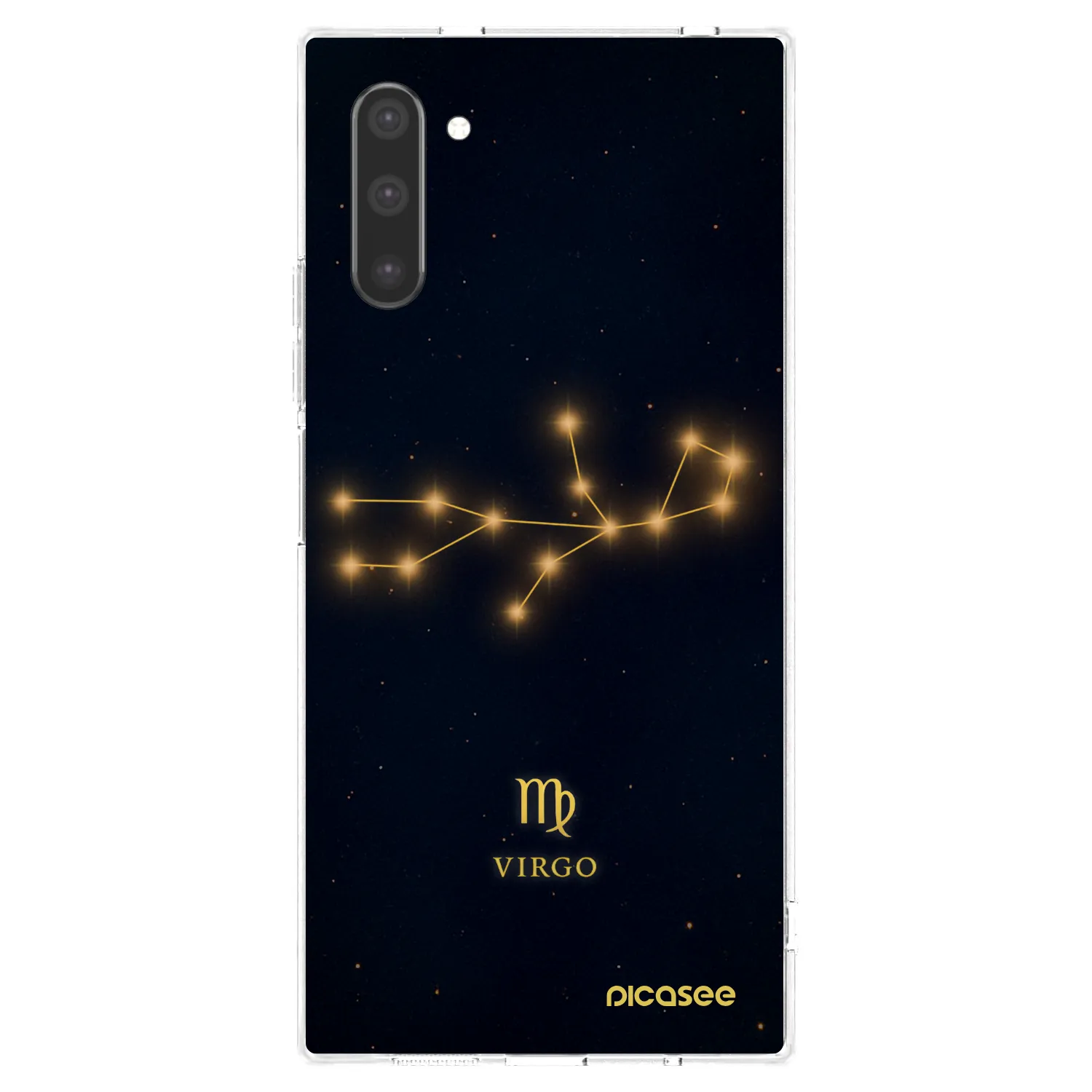 Picasee husă transparentă din silicon pentru Samsung Galaxy Note 10 N970F - VIRGO