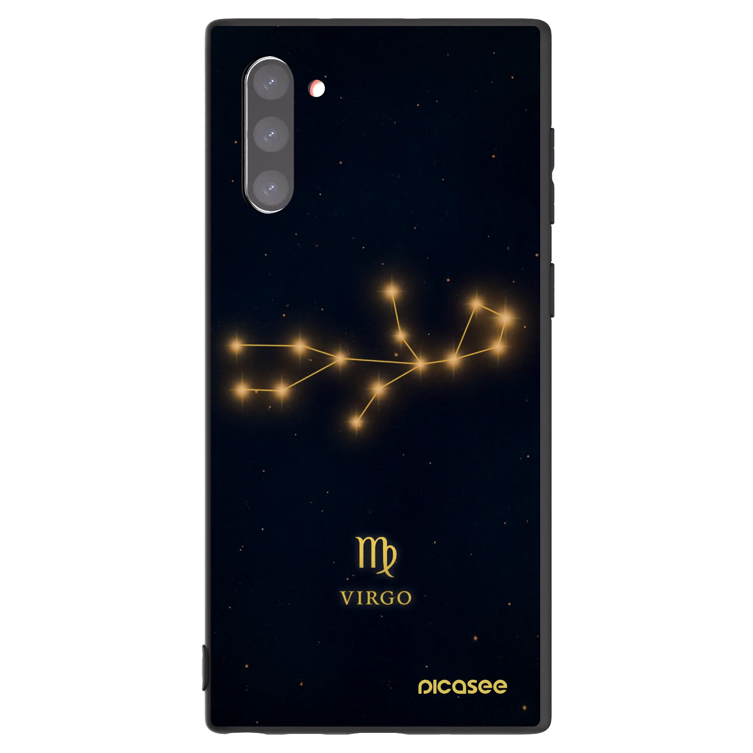 Picasee husă neagră din silicon pentru Samsung Galaxy Note 10 N970F - VIRGO