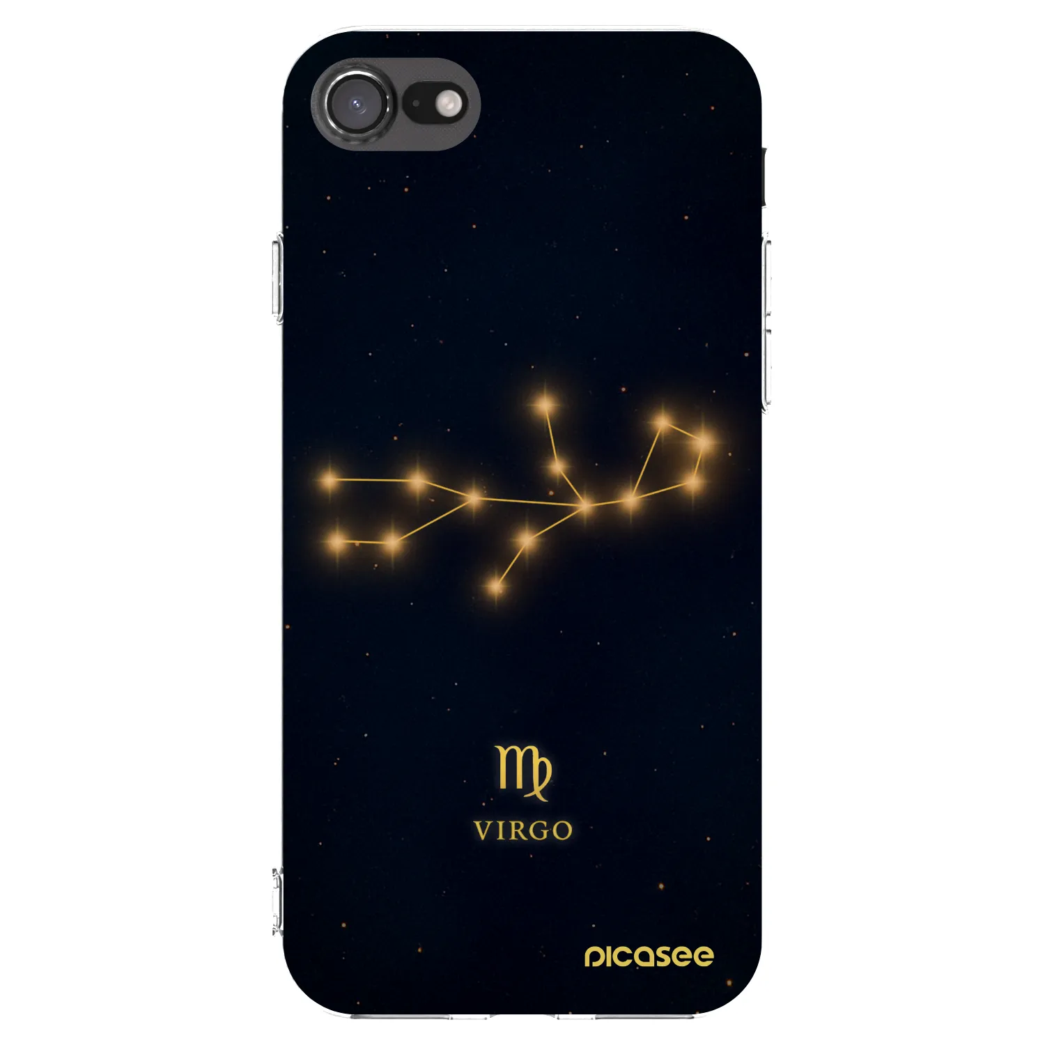Picasee husă transparentă din silicon pentru Apple iPhone 8 - VIRGO