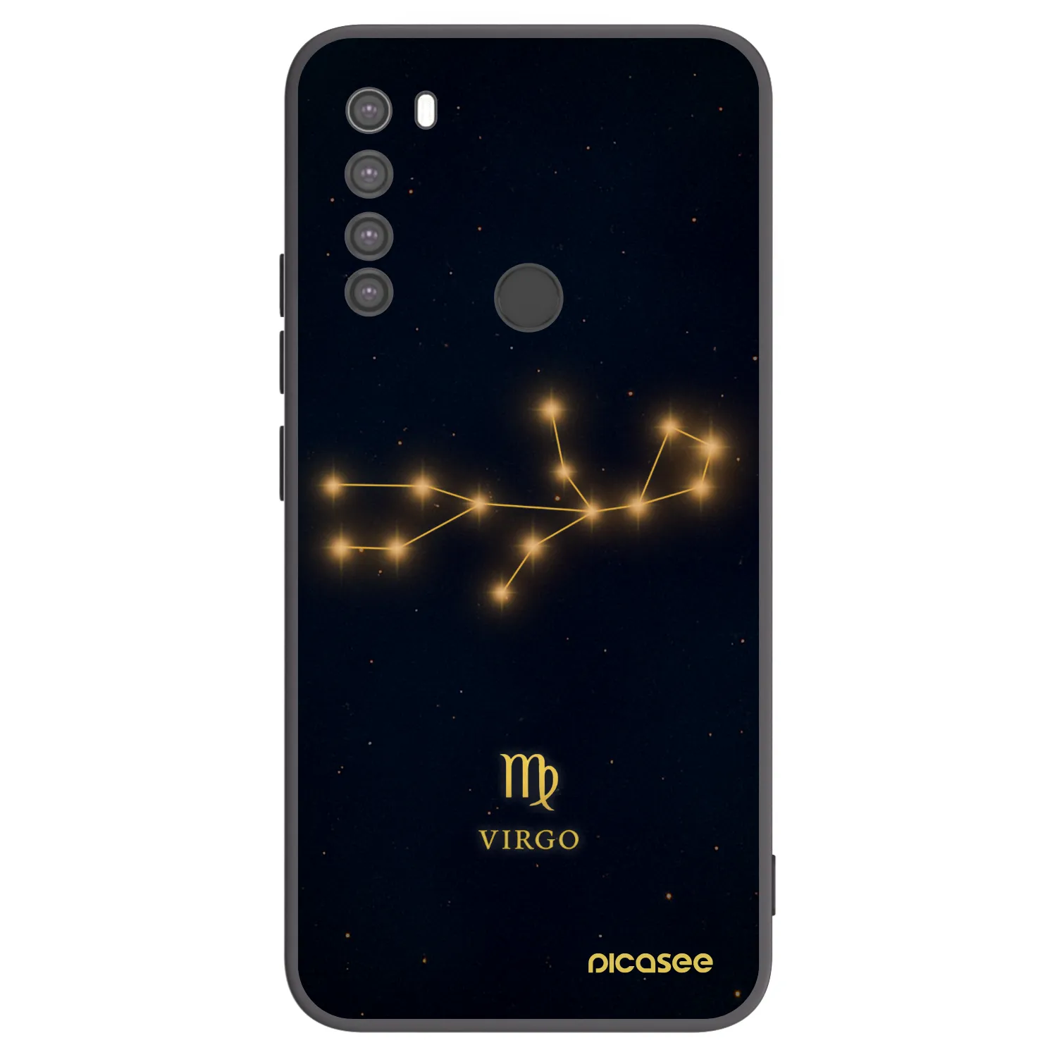 Picasee husă neagră din silicon pentru Xiaomi Redmi Note 8 - VIRGO