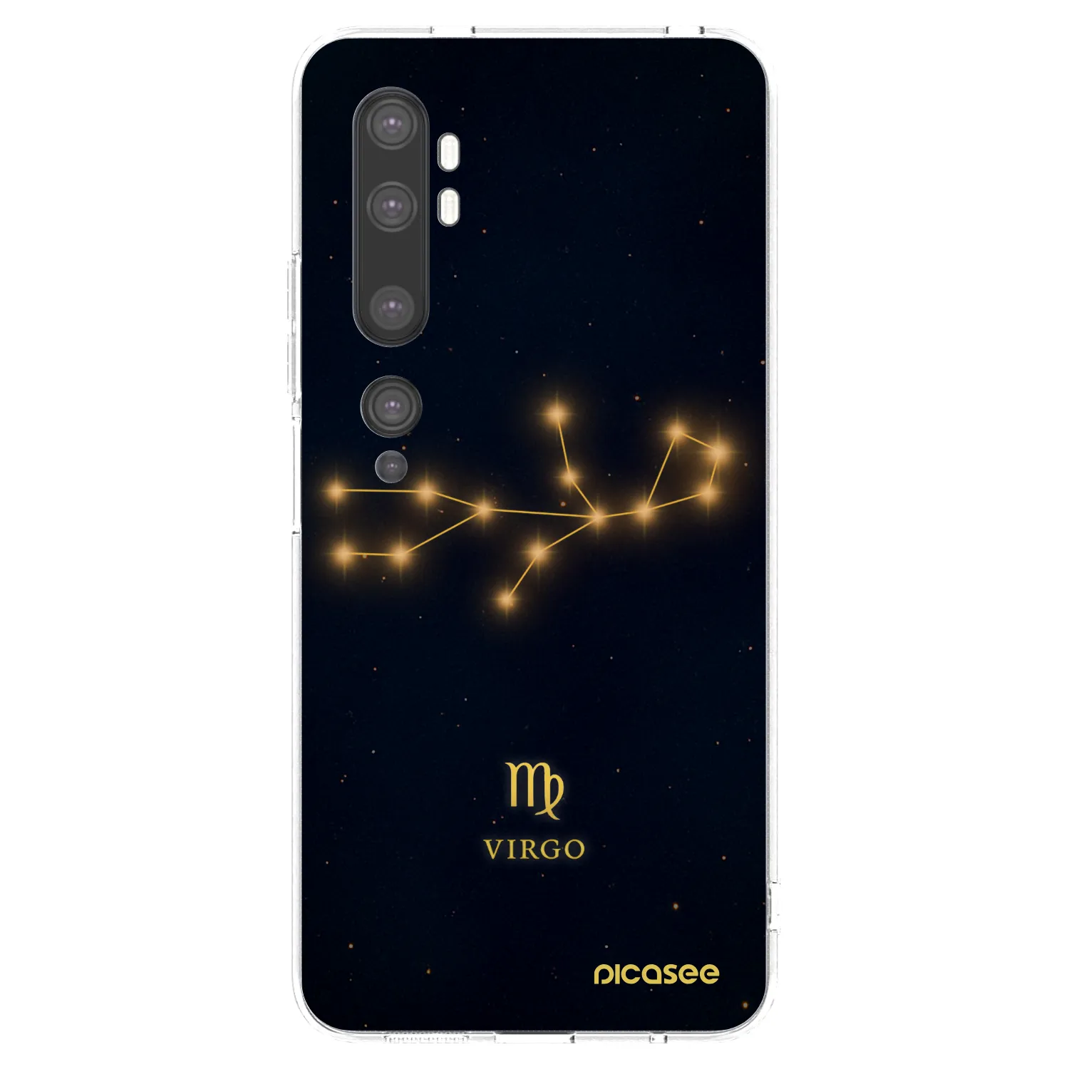 Picasee husă transparentă din silicon pentru Xiaomi Mi Note 10 (Pro) - VIRGO