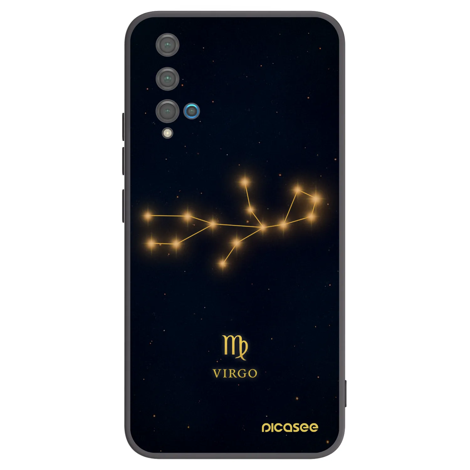 Picasee husă neagră din silicon pentru Huawei Nova 5T - VIRGO