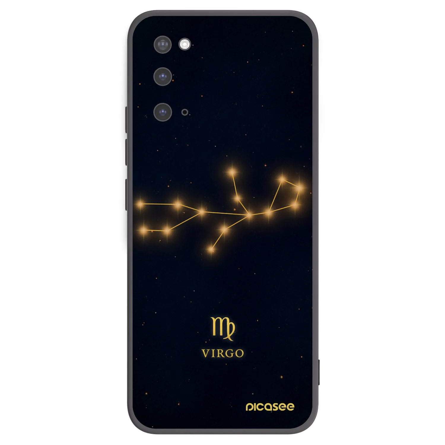 Picasee husă neagră din silicon pentru Samsung Galaxy S20 G980F - VIRGO